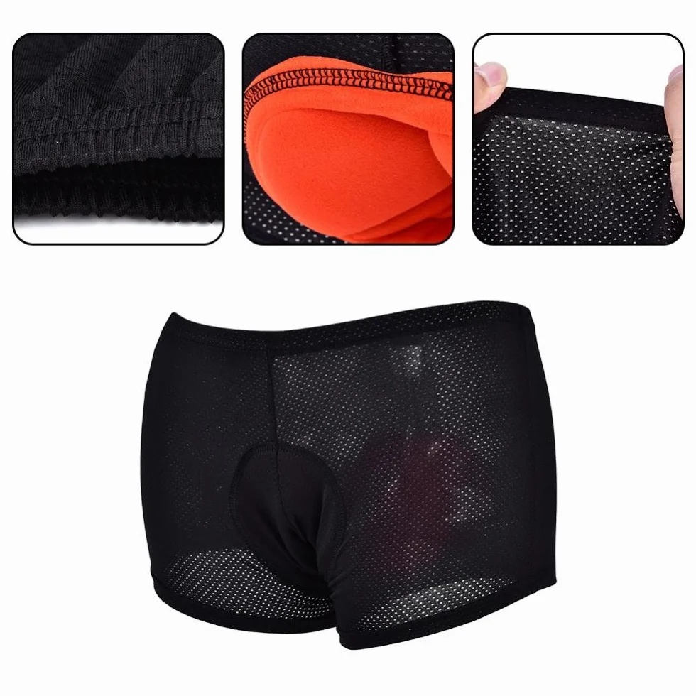 Męskie spodnie rowerowe 3D, wyściełane, żelowe spodnie rowerowe 3D, dla mężczyzn i kobiet, unisex, do jazdy na rowerze, spodnie, oddychające, szybkoschnące, do użytku na zewnątrz - M, L, XL, XXL, XXXL