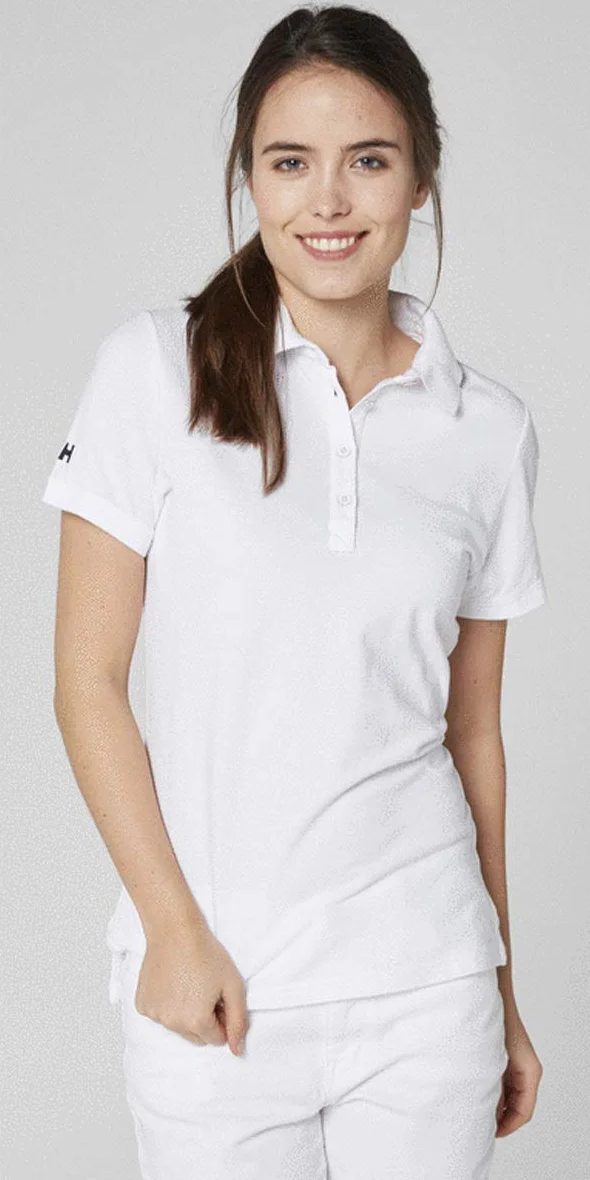 Helly-Hansen Kobiety Crew Pique 2 Koszulka Polo, Biały, L
