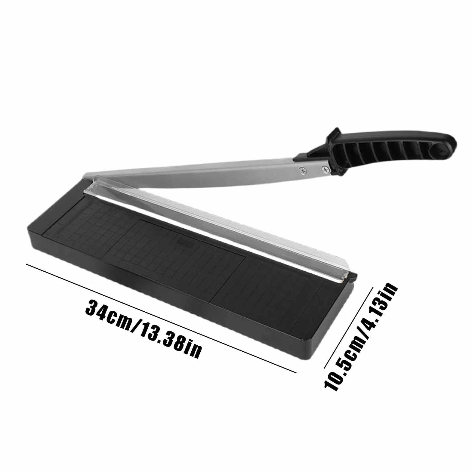 Paper Cutter, Heavy Duty Photo Trimmer, 13.39x4.13in Multifunctional Craft Supplies, Portable Precision Studio Gadgets, Precise Cutting Blade for Scrapbooking, Filing Projects