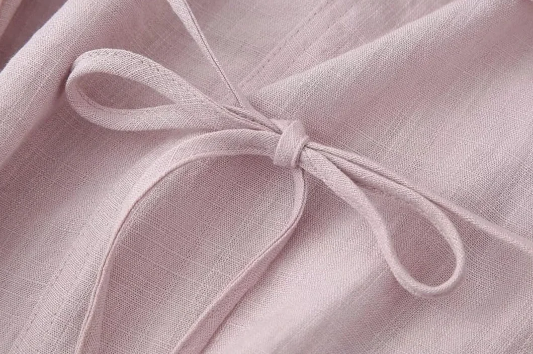 Damski zestaw podwójna plisa kimono styl top spodnie garnitur
