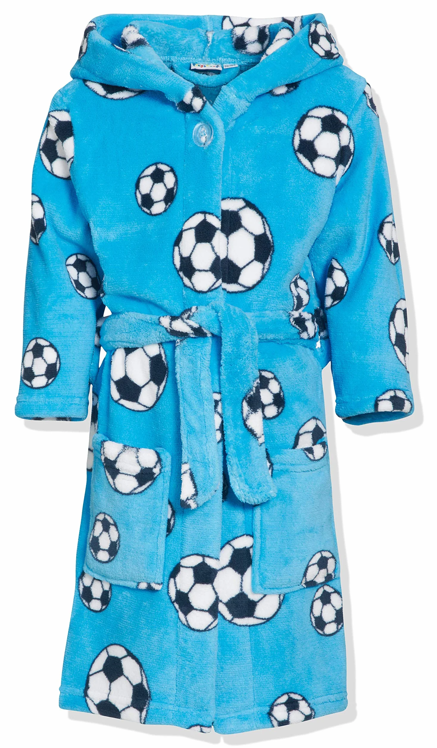 Playshoes Uniseks - Dzieci Szlafrok, Niebieski, 122-128 cm