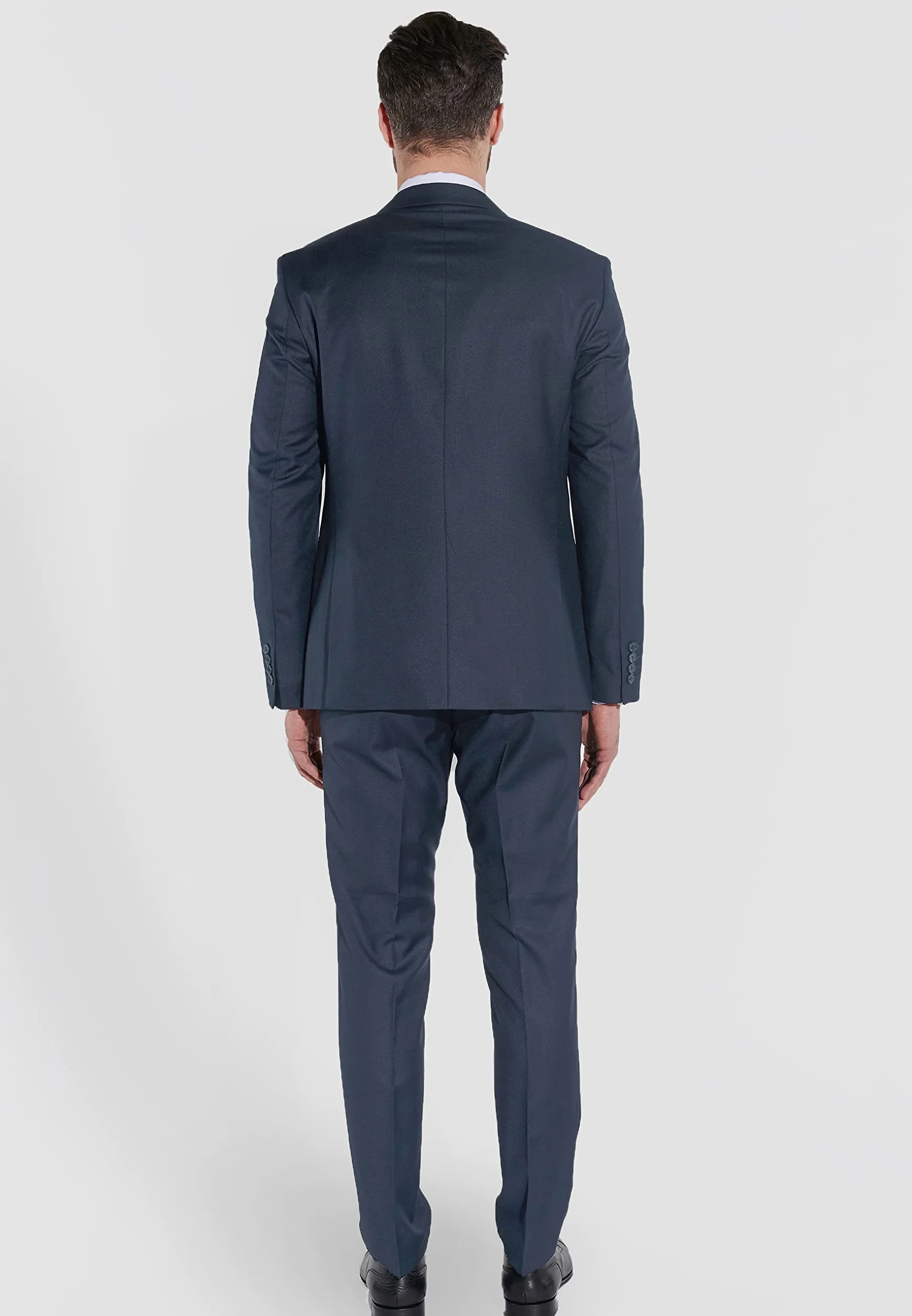 Steffen Klein Męski 2-częściowy garnitur biznesowy slim fit, smoking, marynarka z 2 guzikami