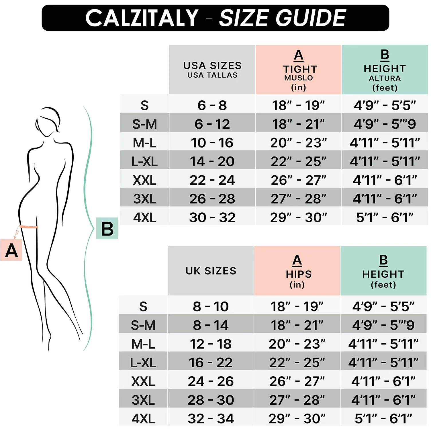 CALZITALY Sheer Kobiety Calzitaly Transparente Strapsstrümpfe | Feinstrumpfhose Damen | Schwarz, Hautfarbe | S, M/L | 15 Den | Made In Italy