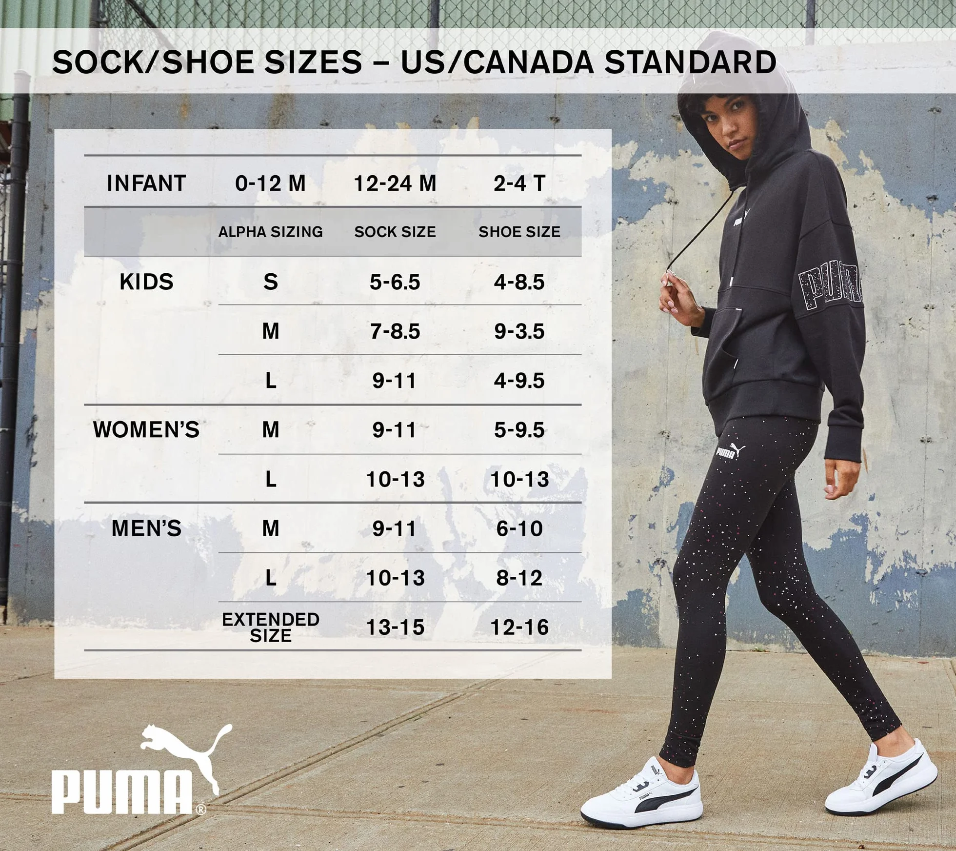 PUMA Damskie 6-pak skarpet do biegania, Szary pomarańczowy, 42-44.5 EU