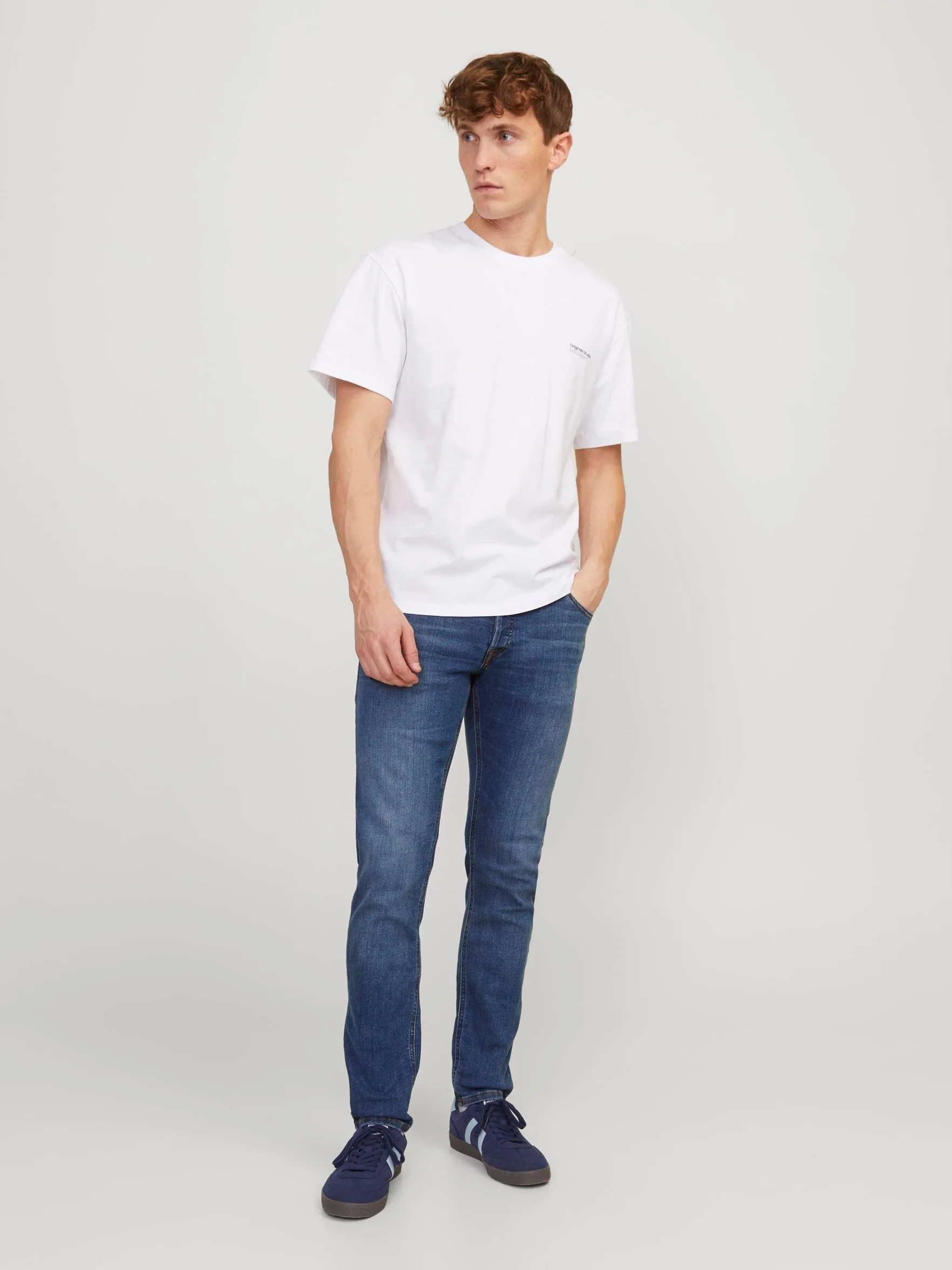 JACK & JONES Glenn Original - Jeansy o kroju slim Mężczyźni