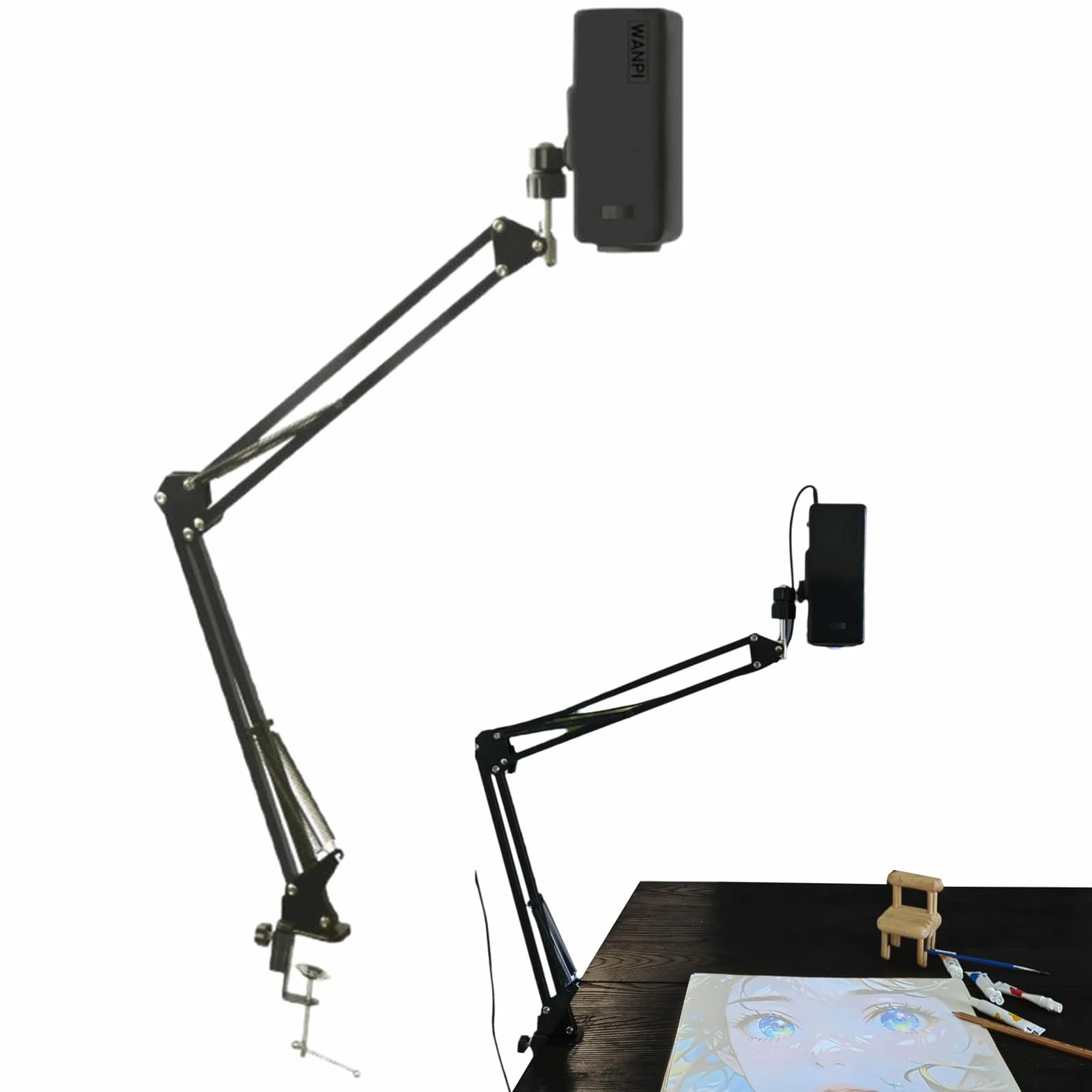 Projektor Do Rysowania Led, Projektor Smart Sketcher Z Projekcją 18–200 Cm, Regulacją Ostrości I Korekcją Trapezu, Projektor Artystyczny Do Rysowania I Rysowania, Do Płótna, Malowania Without base
