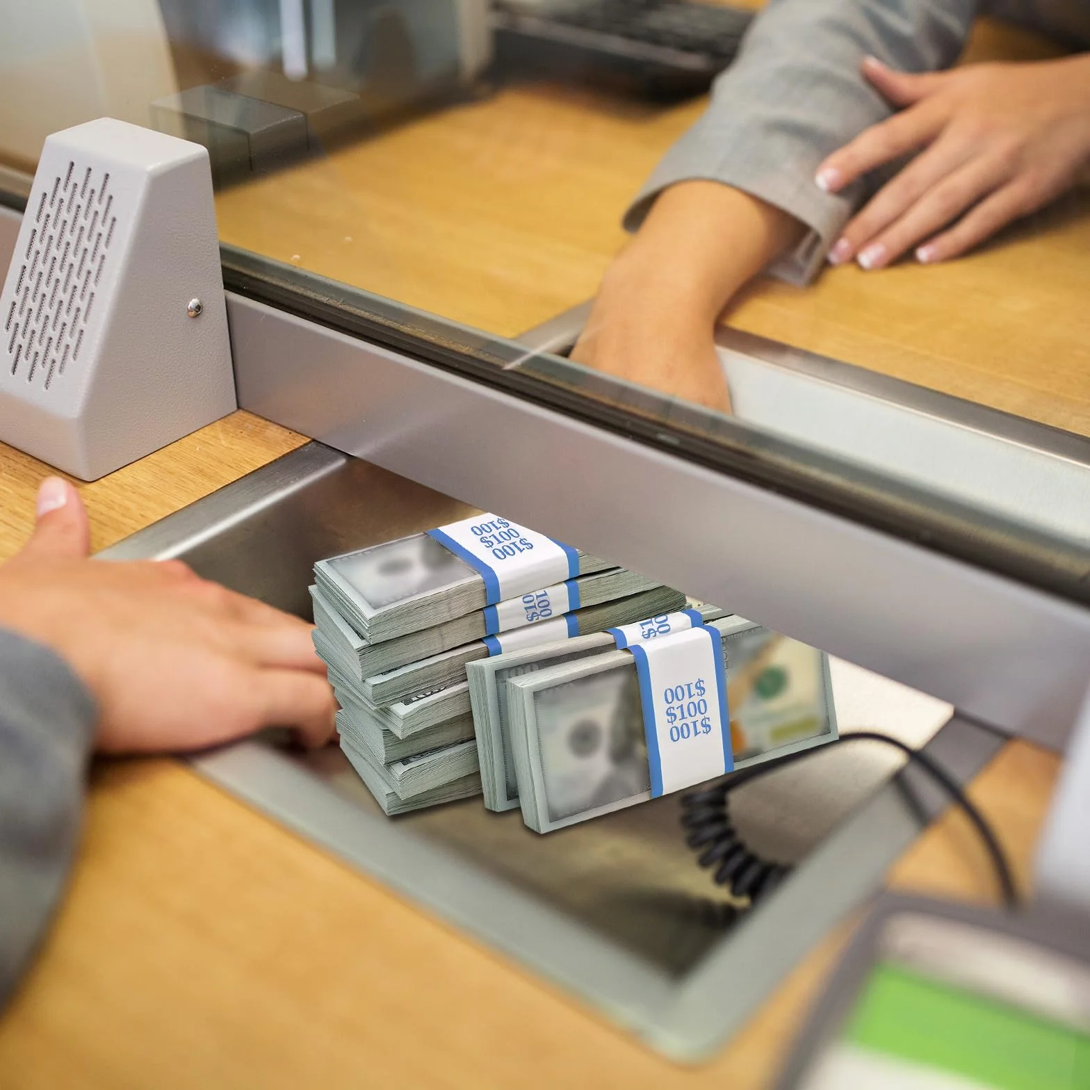 PATIKIL Zestawy pasków walutowych, 175 opakowań pomarańczowych/niebieskich/zielonych/czerwonych/żółtych dolarów 50/dollar100/dollar250/dollar500/dollar1000 samouszczelniające się paski na gotówkę