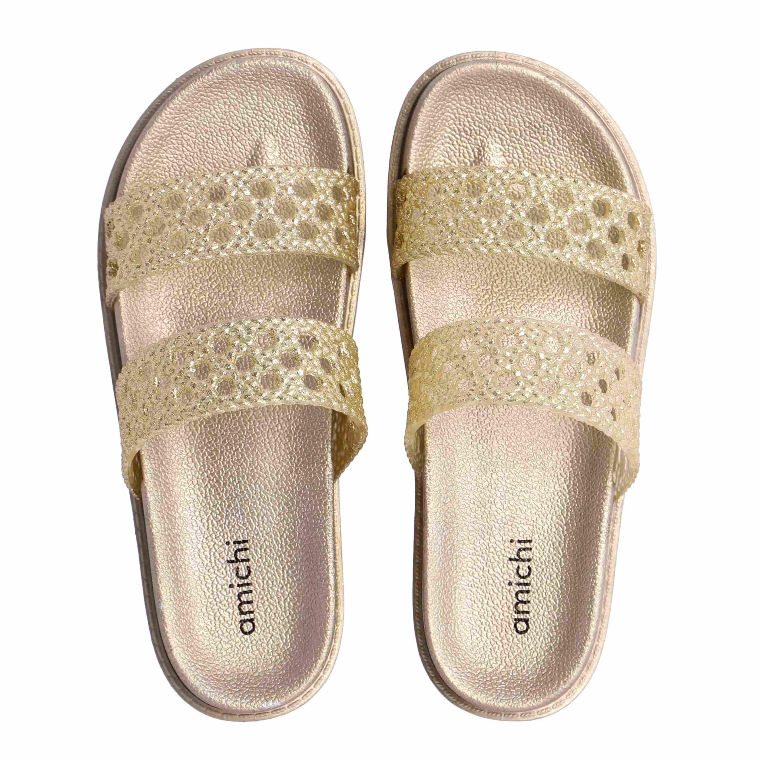 AMICHI Kobiety Chanclas Mujer – Chanclas Para Playa Y Piscina - Sandalias Flip Flop De Goma Con Suela Antideslizante Y Diseño LigeroJaponki damskie - klapki plażowe i basenowe - sandały z klapką