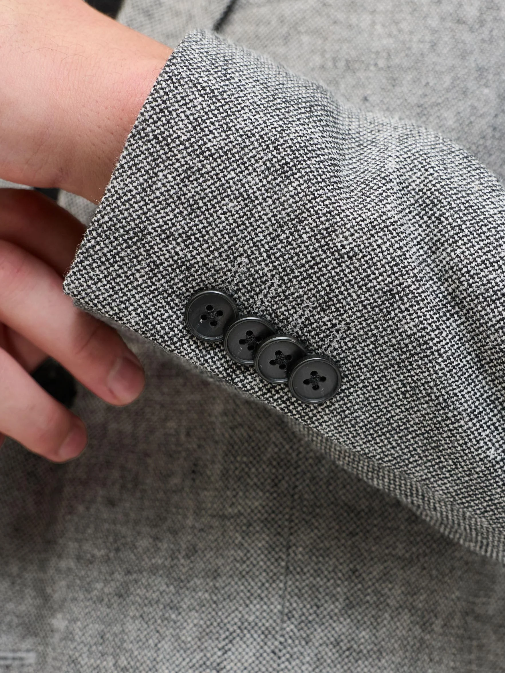 JACK & JONES Jprmartin Winter Tweed Blazer Do01 Sn, Ultimate Grey, 48