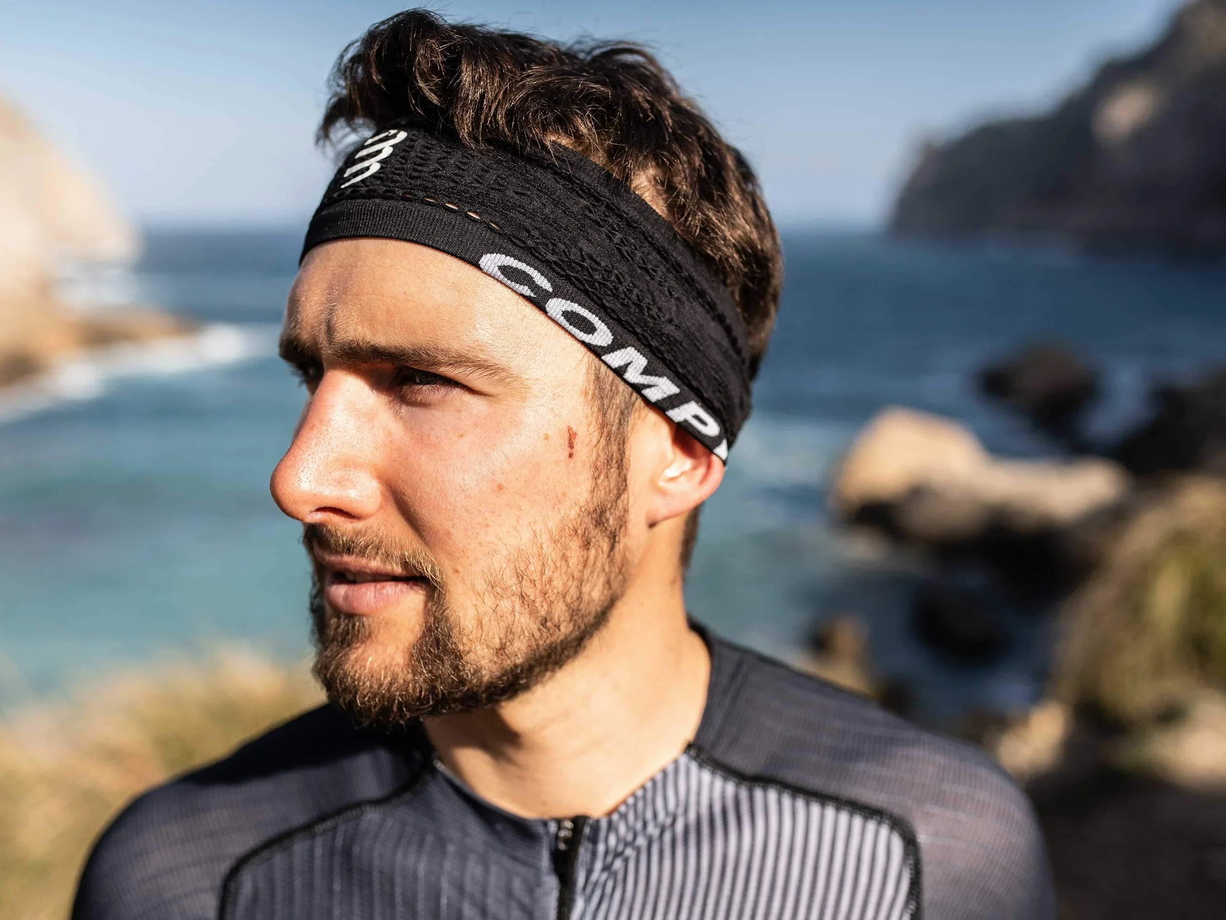 COMPRESSPORT Cienka opaska na głowę wł./wył. Cinta antitranspiracion de correr