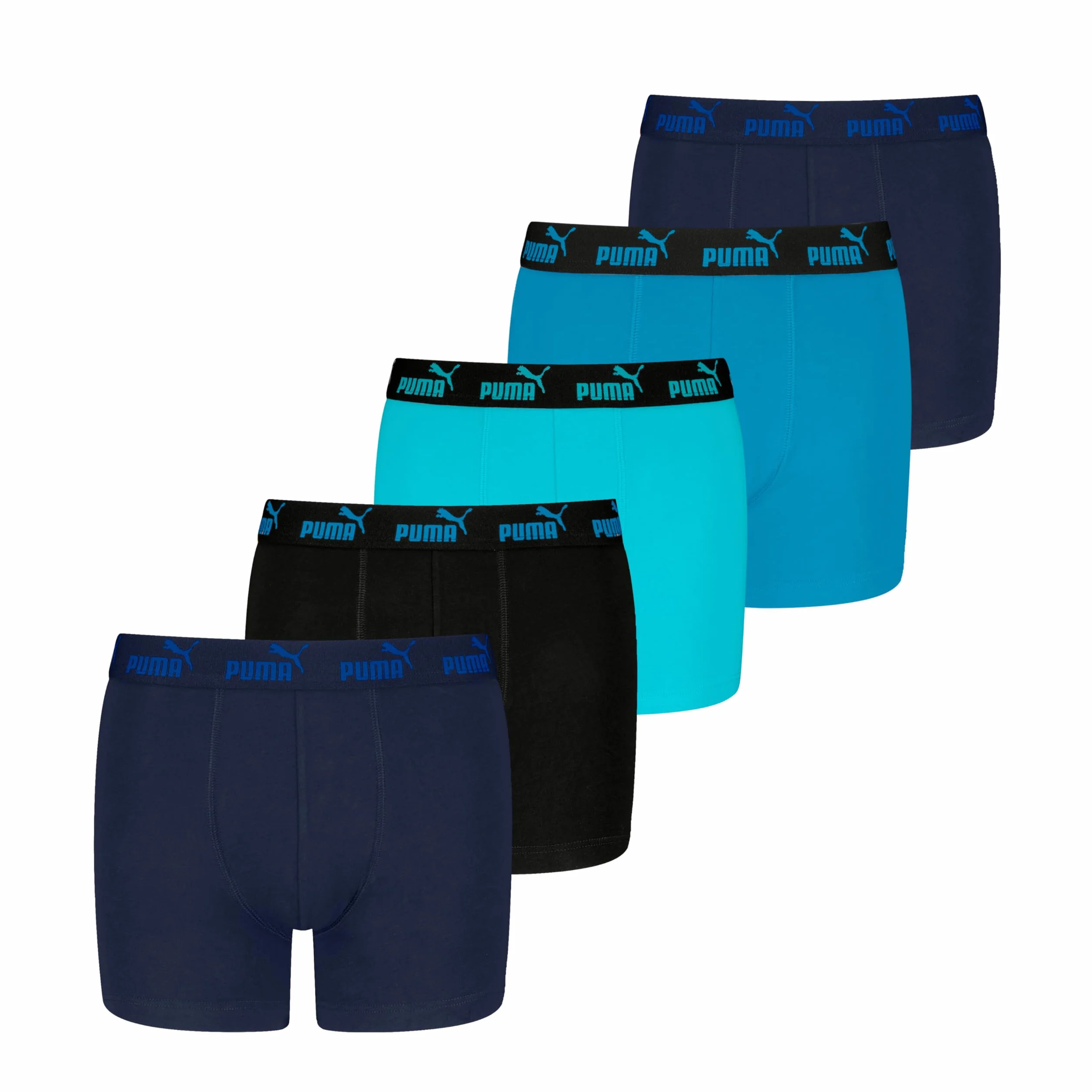 PUMA Bokserki chłopięce (5 sztuk), Blue Combo., 146-152