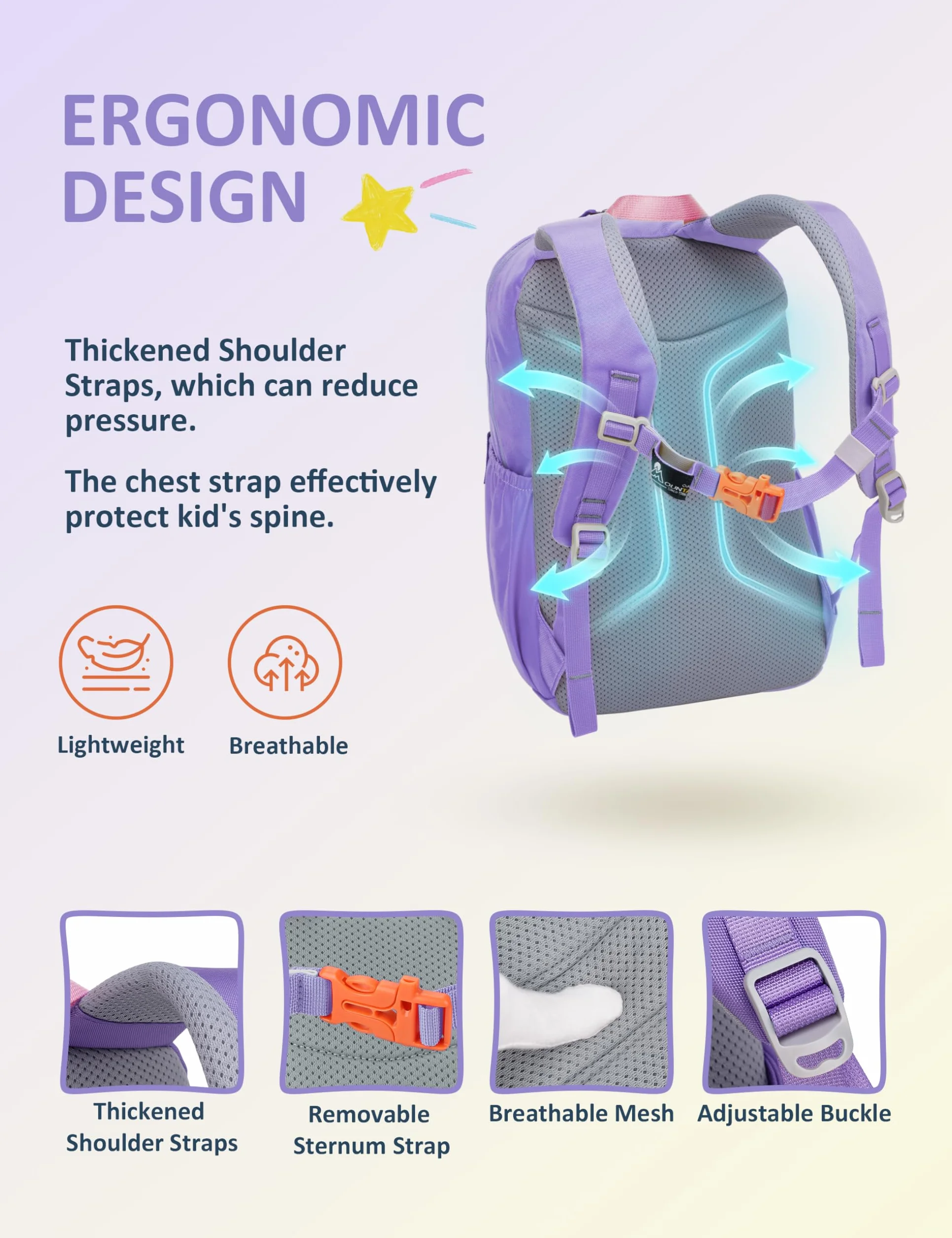 MOUNTAINTOP plecak dziecięcy Uniseks - dzieci Kinder-rucksack