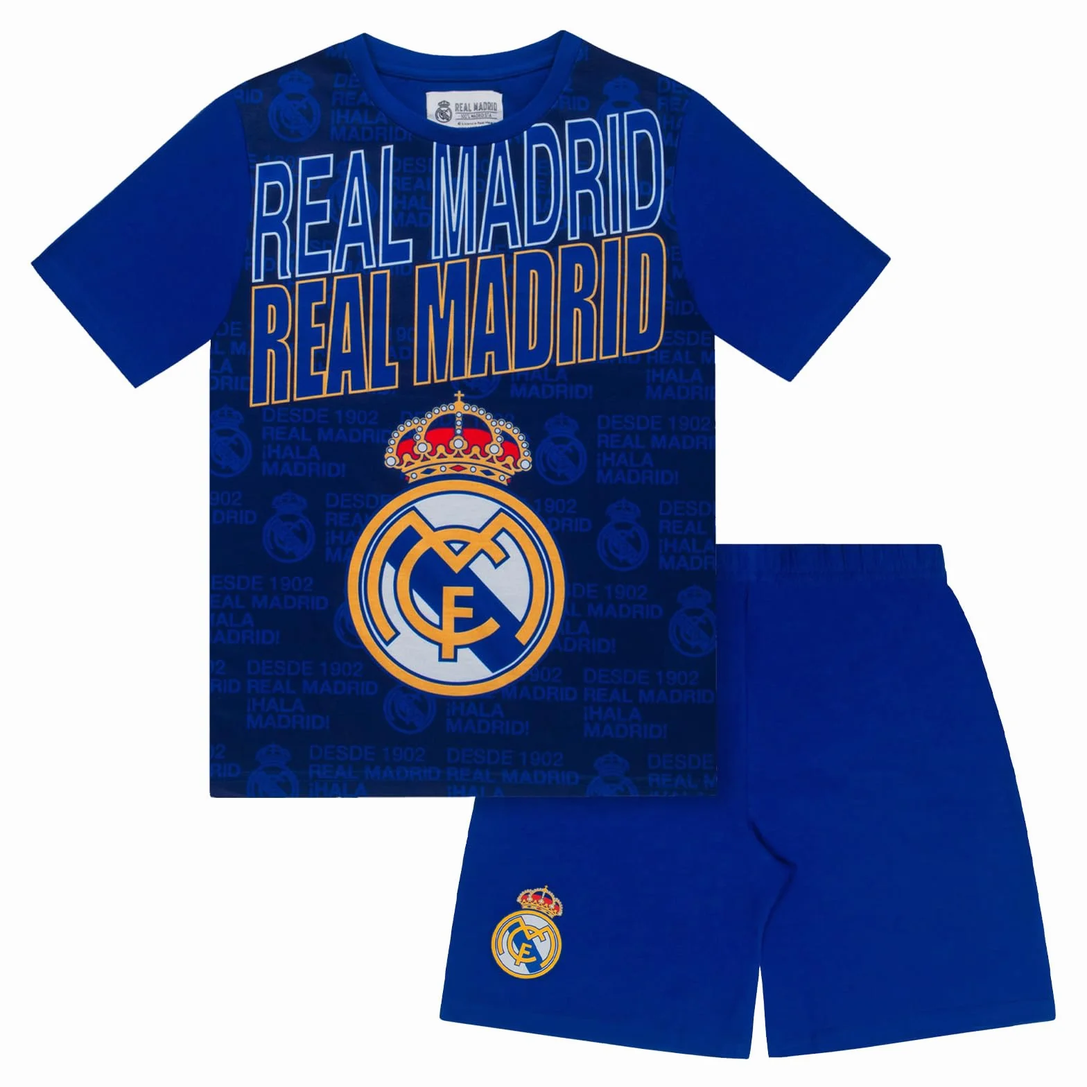 Real Madrid Chłopięca krótka piżama - oficjalny prezent od piżamy piłkarskiej dla dzieci