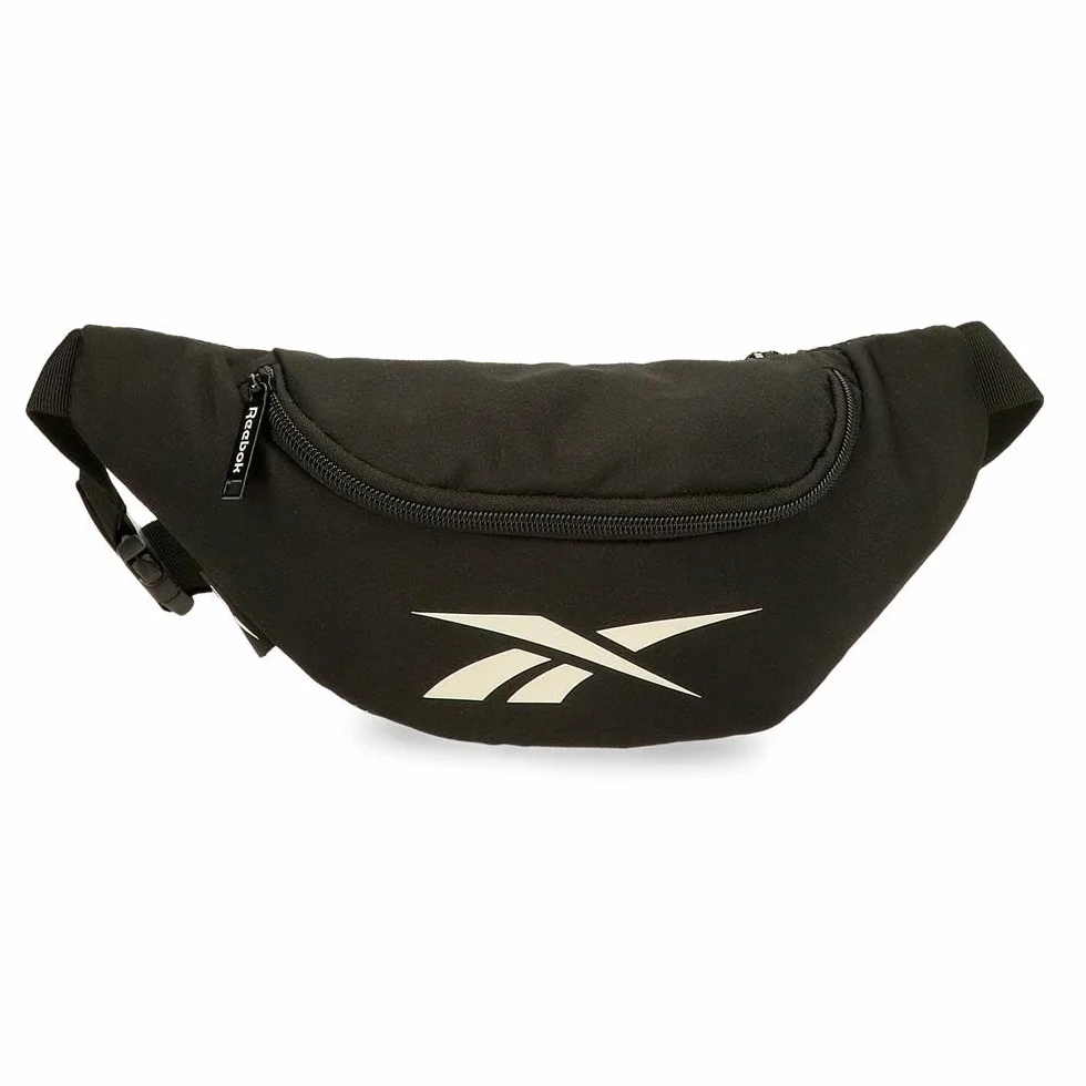 Reebok Malden torby na ramię, torby sportowe, rozmiary i modele, różne przegrody, poliester, firmy Joumma Bags, Czarny (Black), 34 cm x 12.5 7.5, duża nerka