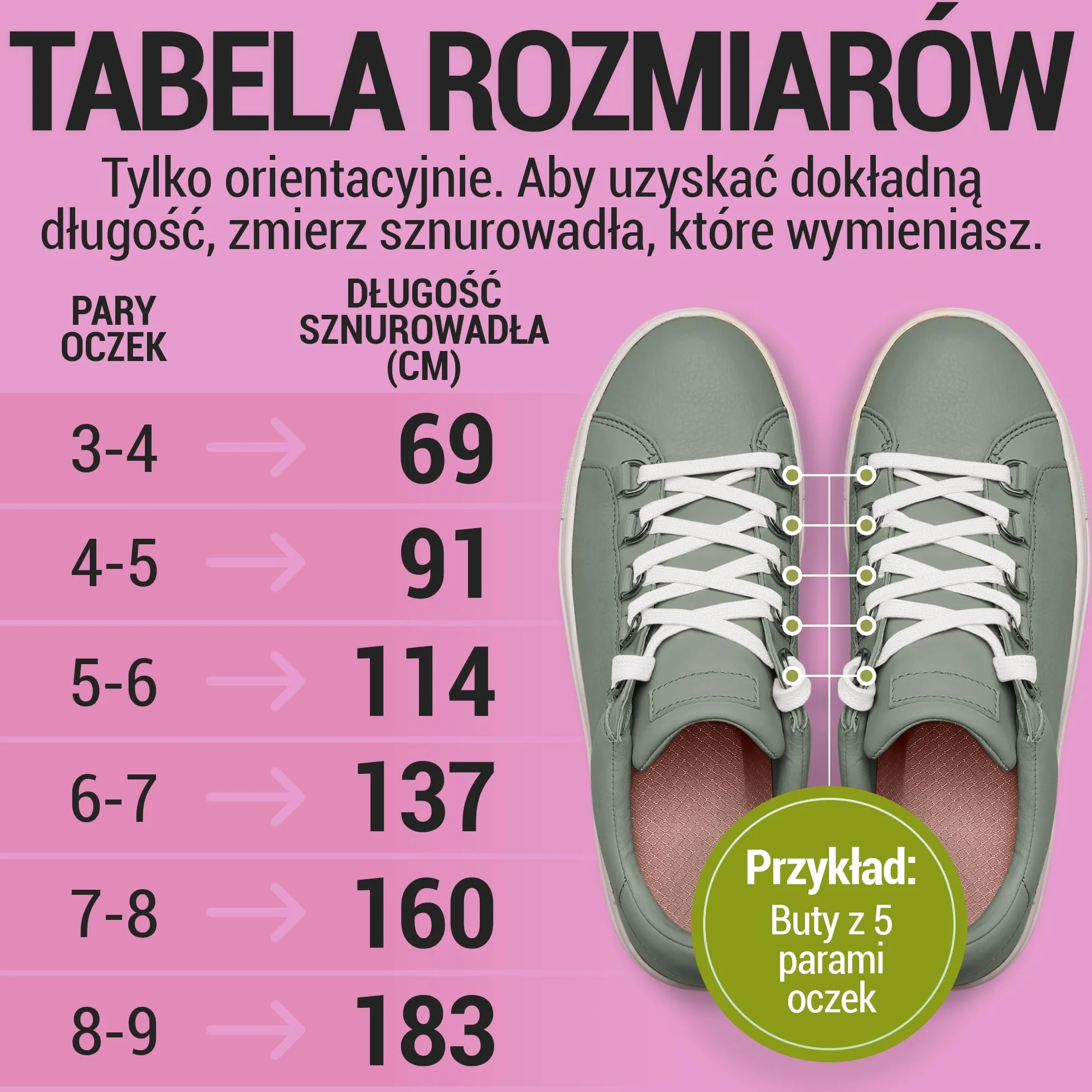 Miscly Płaskie Sznurowadła, Dostępne w Wielu Długościach i Kolorach