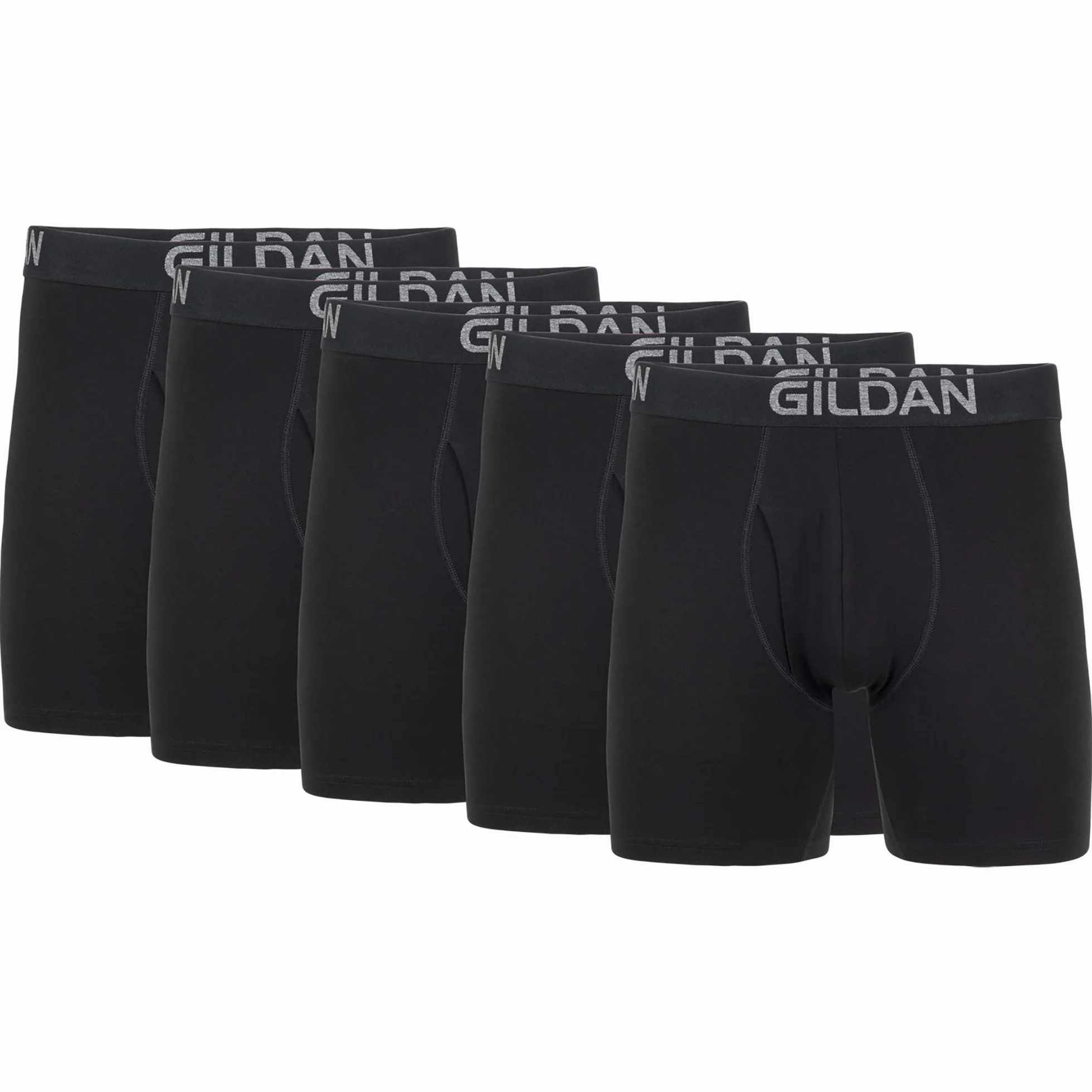 GILDAN Krótkie bokserki Meżczyzni Cotton Stretch Regular Leg Boxer Brief (5 w zestawie)