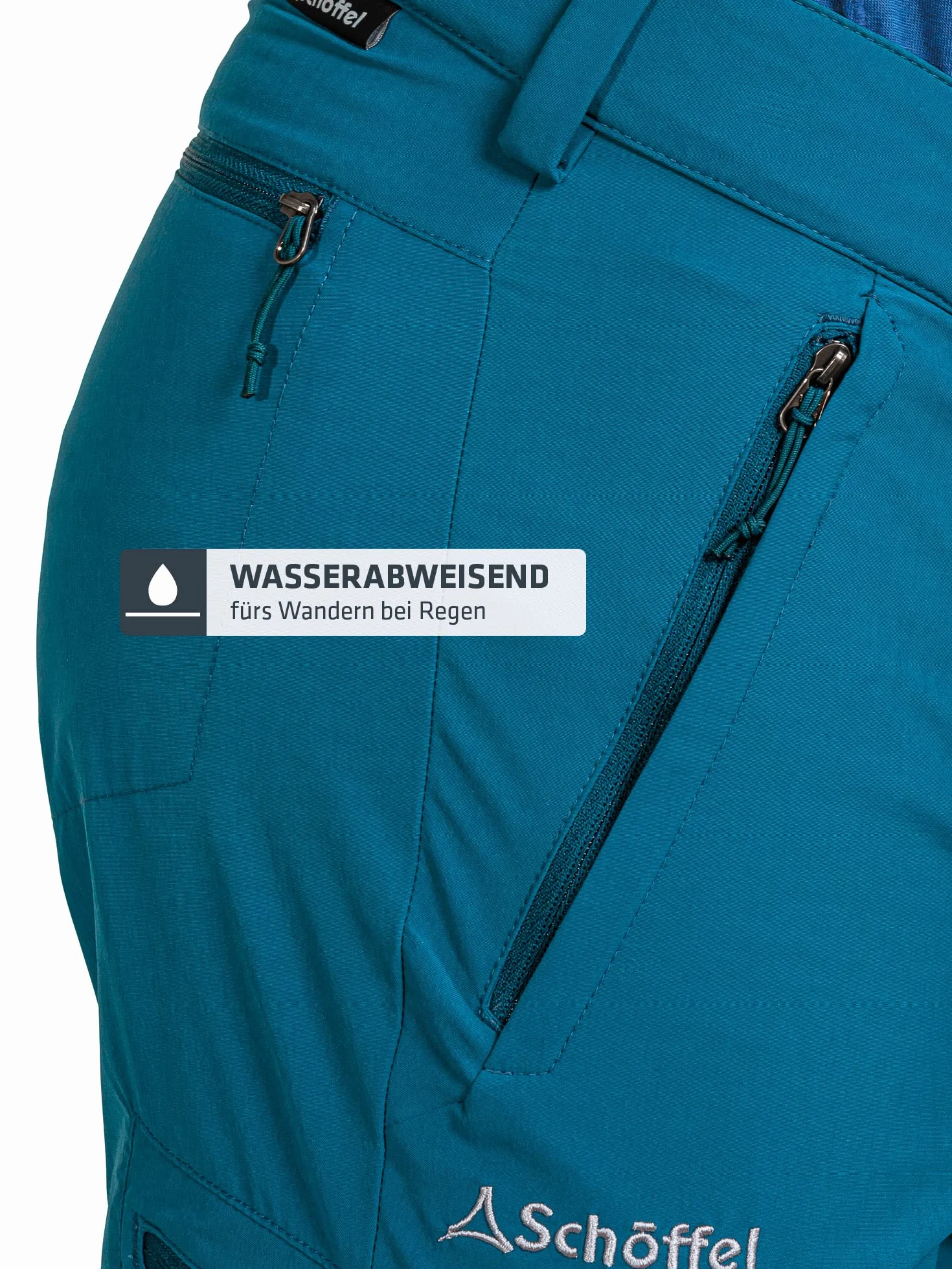 Schöffel Shorts Folkstone - Wszechstronne krótkie spodnie trekkingowe z regulowanym ściągaczem, spodnie outdoorowe z praktycznymi kieszeniami Mężczyźni