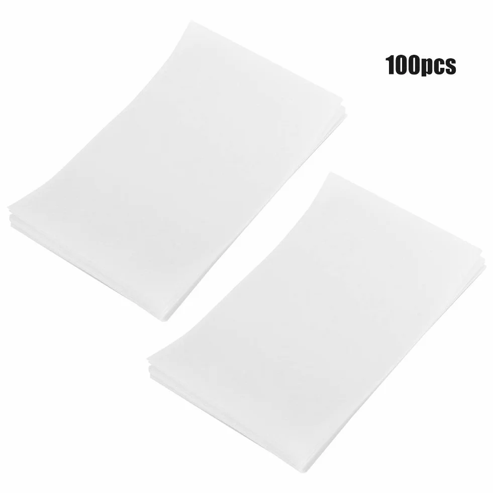 CHICIRIS Przezroczysta Kalka Artystyczna do Rysowania i Kopiowania, 100 szt., Nakładki Kreślarskie do Prac Plastycznych i Rzemieślniczych, 15 X 10 Cm, Biała (WHITE)