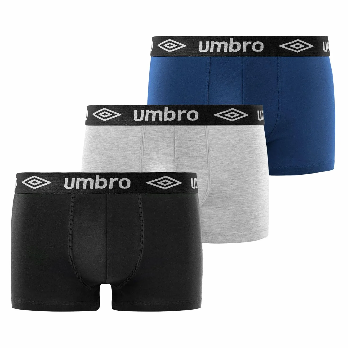 Umbro Mężczyźni Bokserki Obcisłe, Wielokolorowy, XXL, 3 Sztuki