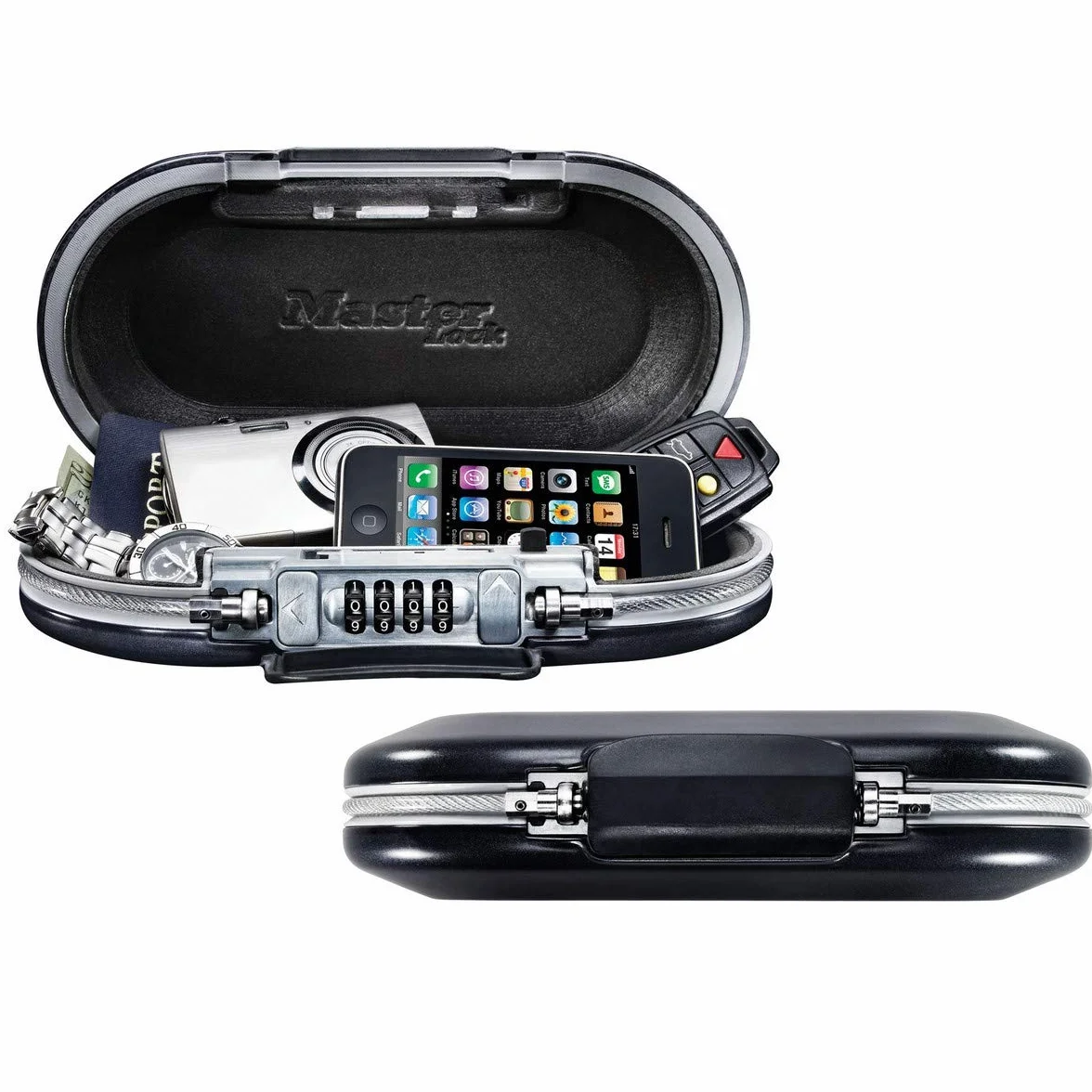 MASTER LOCK Mini sejf podróżny z kablem - 5900EURD
