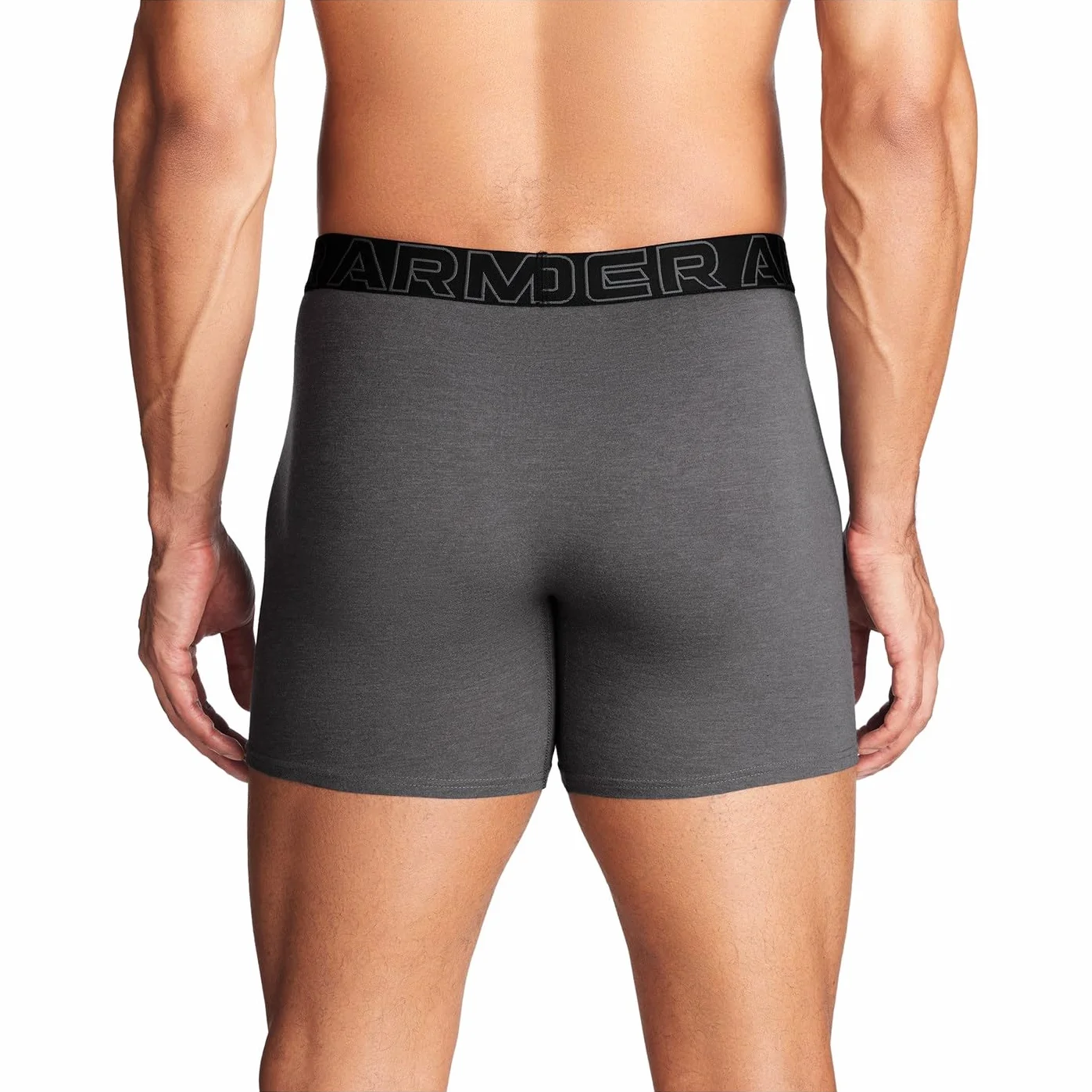 Under Armour Męskie bawełniane bokserki 3-pak, Czarny/czerwony/szary, L
