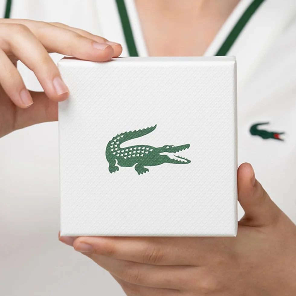 Lacoste Kolczyki, Srebrny