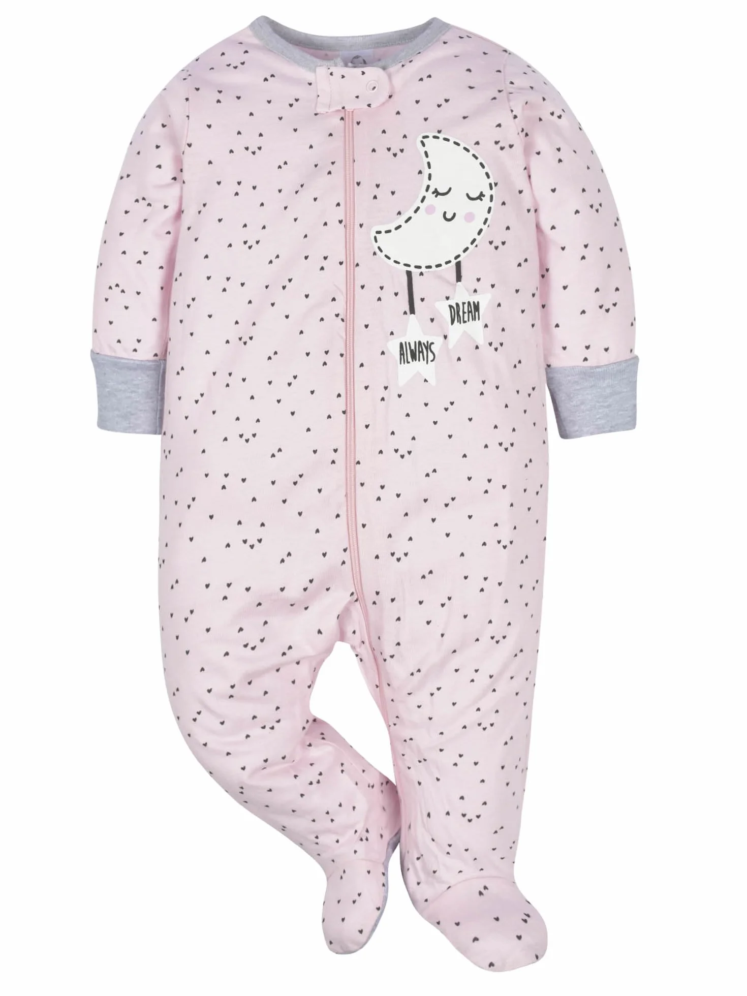 Gerber Kapcie dla niemowlęcia/dziecka Niemowlęta - dziewczynki 4 Pack Sleep 'N Play Footie