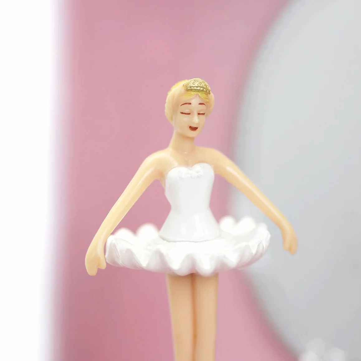 Trousselier TROUS20975 Balerina Shoe Musical Cube Box - Różowy