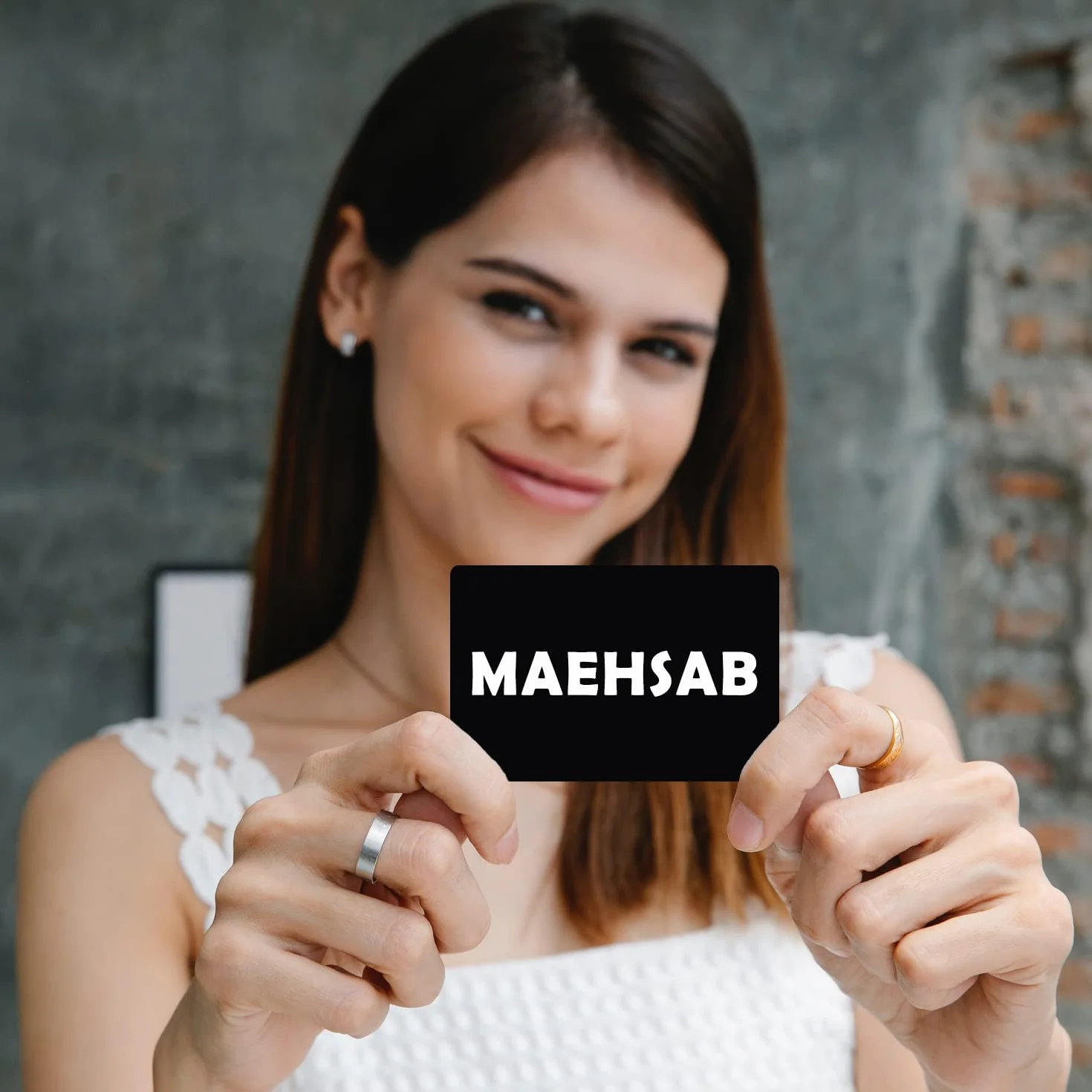 100 Szt Puste Metal Business Cards, MaehSab 0.2mm Aluminum Laser Engraved Czarna karta nazwa, Metalic Biuro nazwa Cards DIY Gift, VIP Cards DIY (86 x 54 mm)