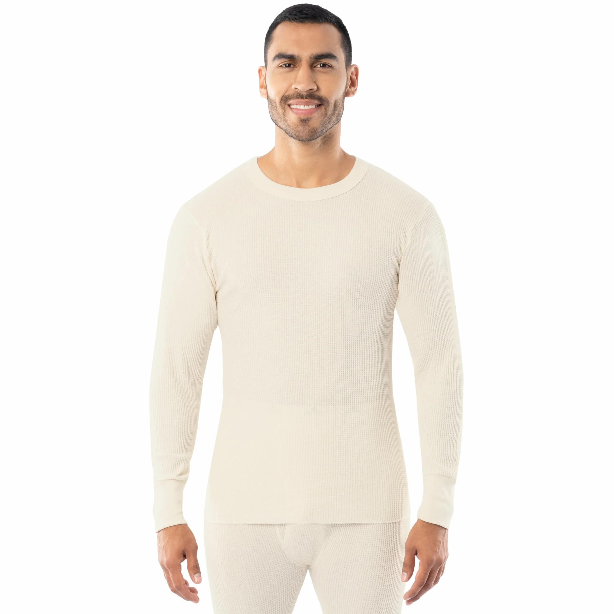 INDERA Męska koszula z długim rękawem - Heavyweight Thermals Cotton Heavyweight Koszulka termiczna (1 szt.)