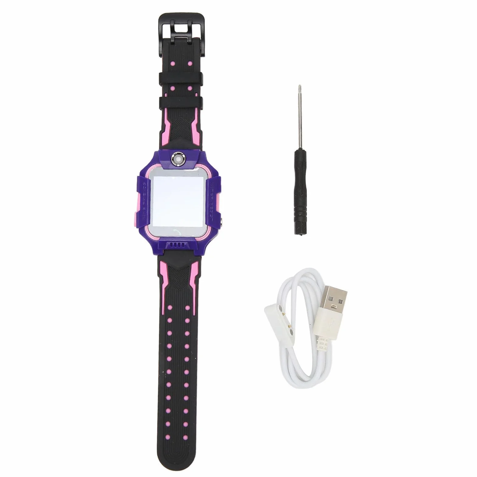 Inteligentny Zegarek dla Dzieci, Dotykowy HD Wodoodporny Zegarek dla Dzieci, Dwukierunkowe Połączenia Głosowe Smartwatch Lokalizacyjny w Czasie Rzeczywistym z Wieloma Funkcjami