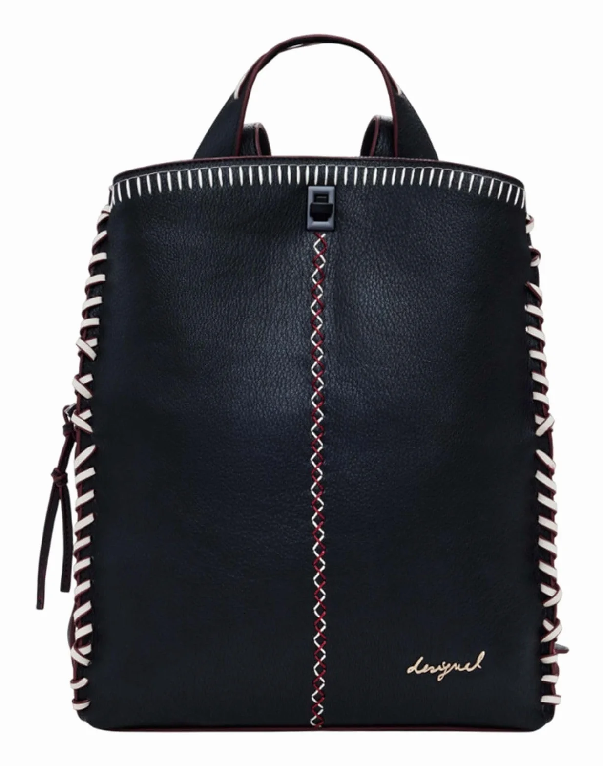 Desigual Back_Manhattan, Akcesoria PU Backpack Big Women, Medium, Czarny (Black), M