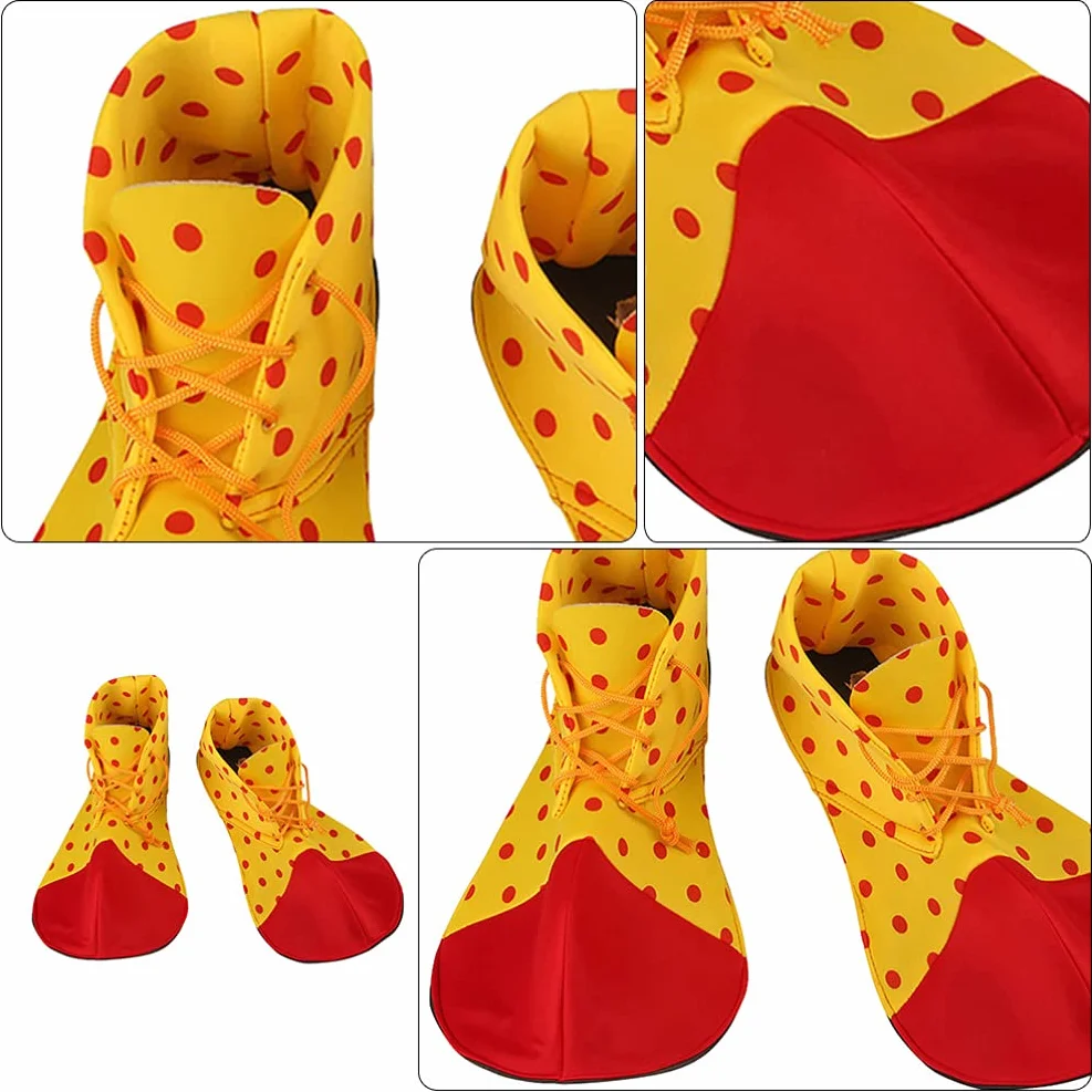 Happyyami Bożonarodzeniowe buty do selfa, duże buty klauna, do kostiumu, na karnawał, Halloween, imprezę, kostium (kolor losowy)