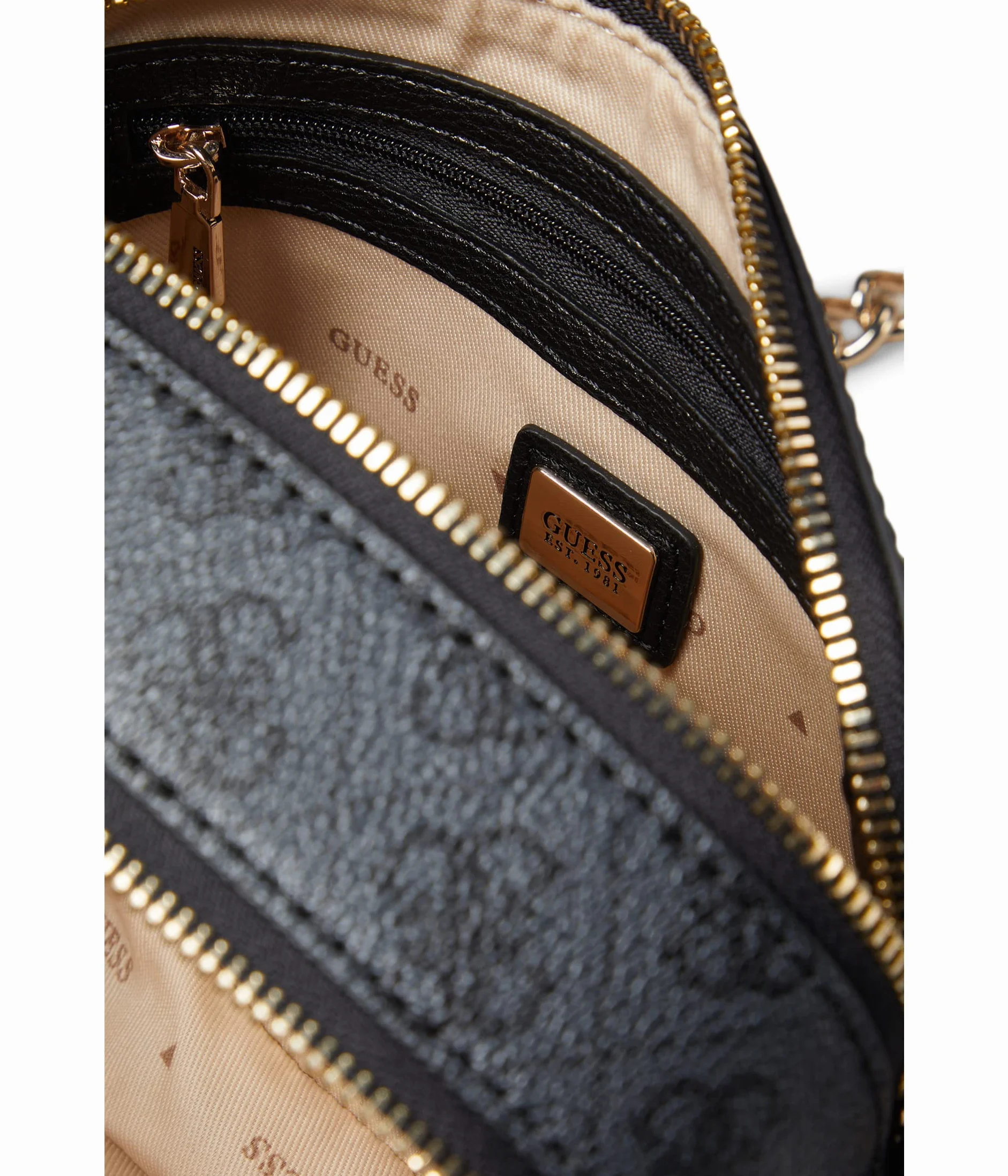 GUESS Noelle Crossbody CAM, damska torebka, beżowa, jeden rozmiar