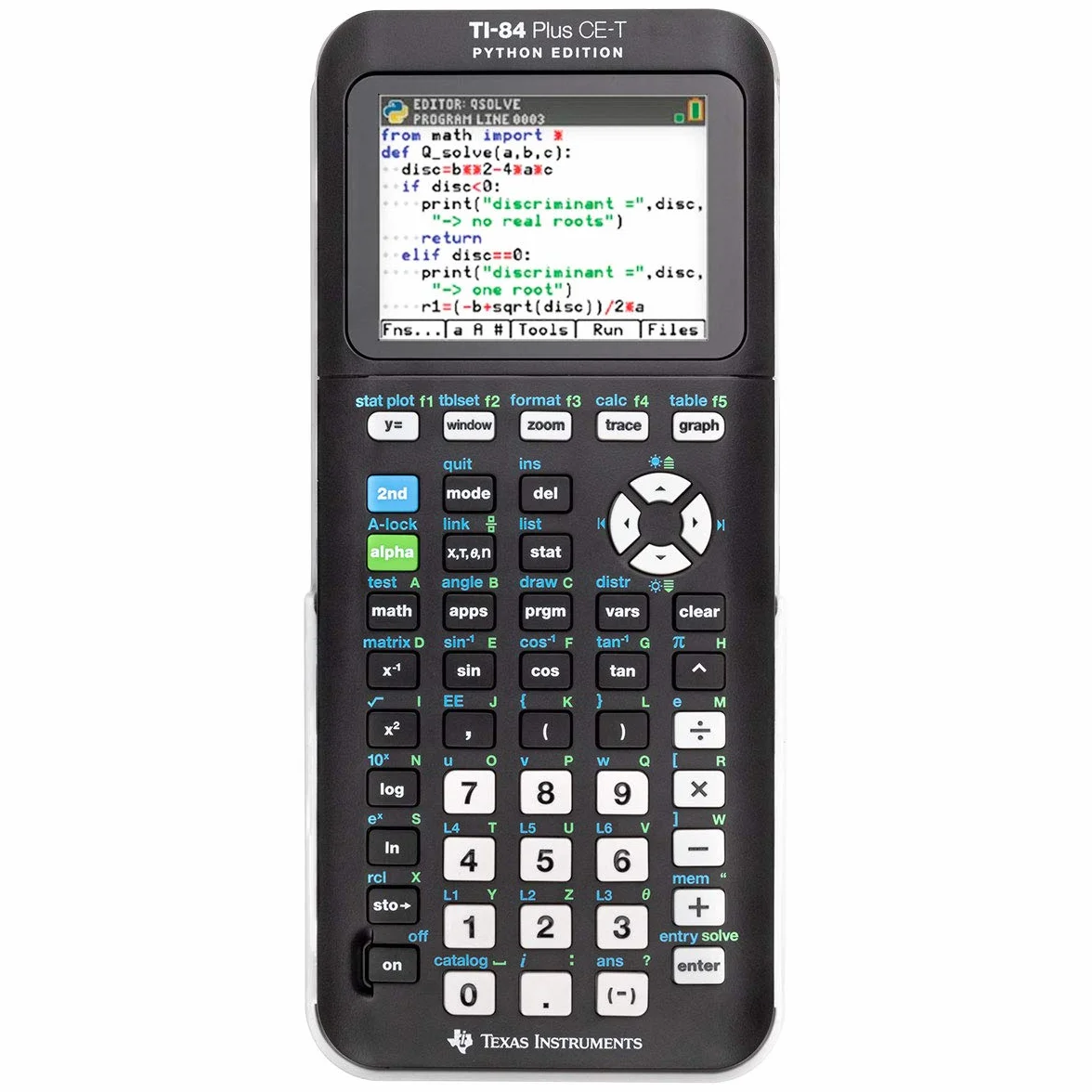 Texas Instruments kalkulator TI-84 Plus CE-T kalkulator graficzny + zeszyt roboczy – naukowy kalkulator szkolny programowalny przyciski, elektroniczny kolorowy wyświetlacz, funkcja akumulatora, do