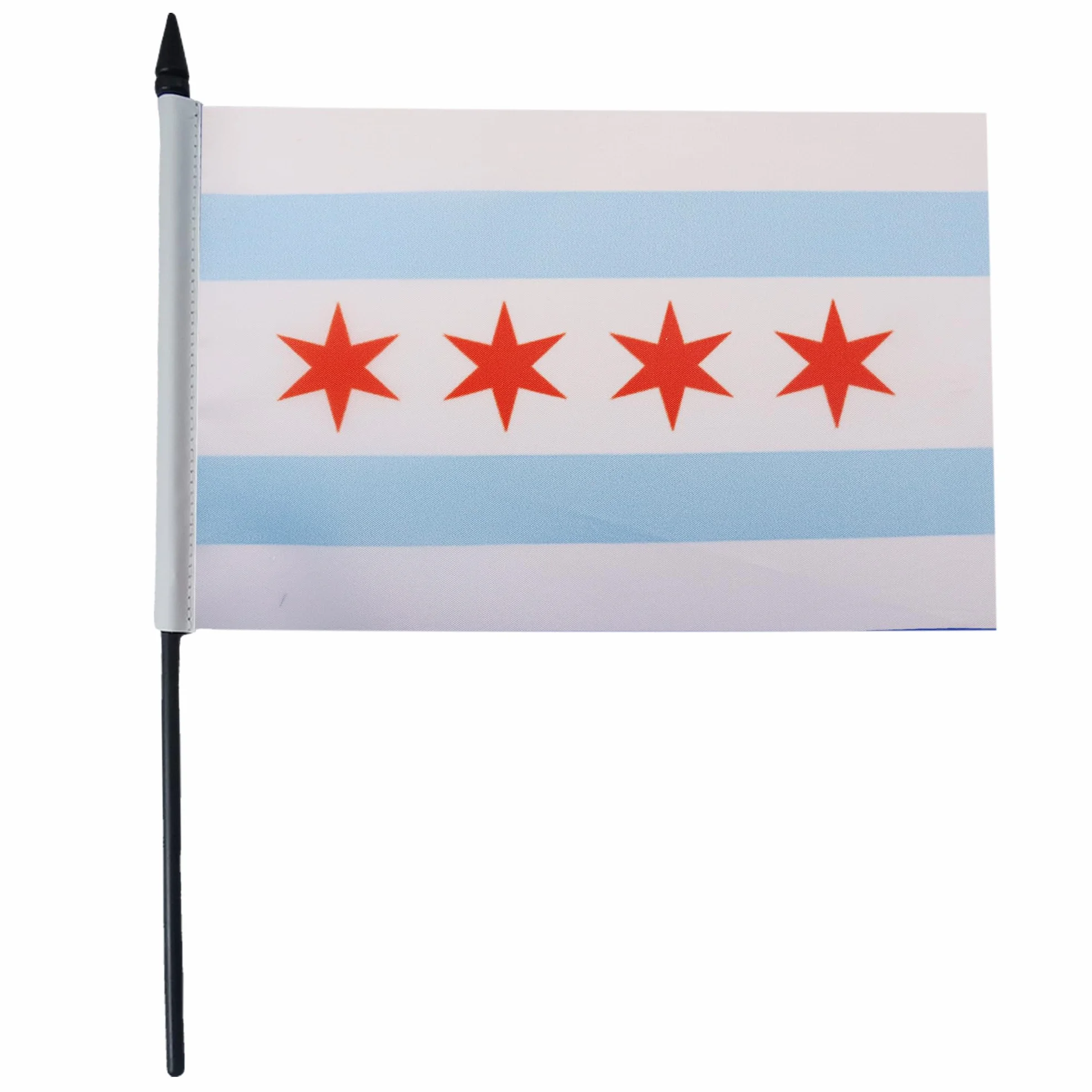 Drapeau de Table Chicago en Polyester 100D, 21cm x 14cm