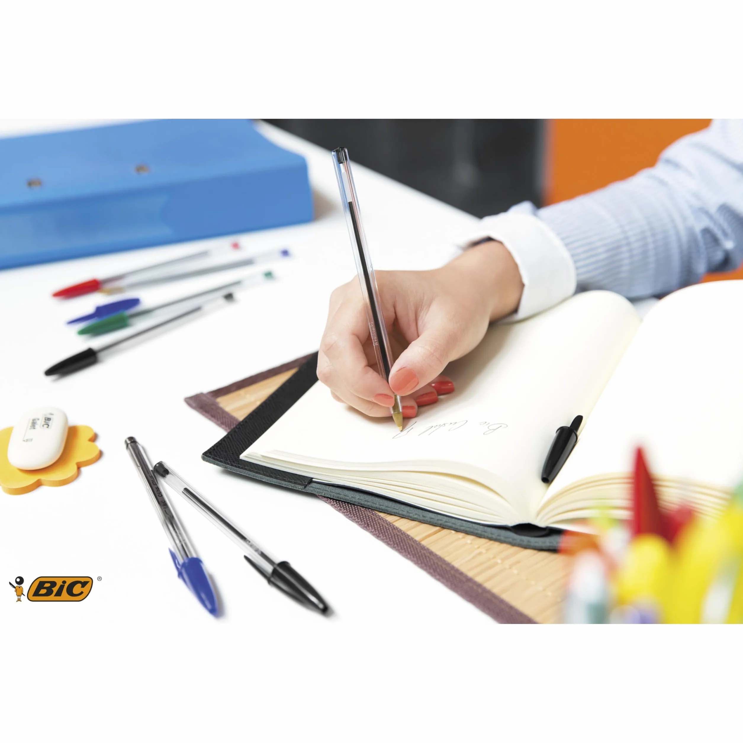 Bic Cristal Original 830864 Długopisy, Czarny, 10 sztuk