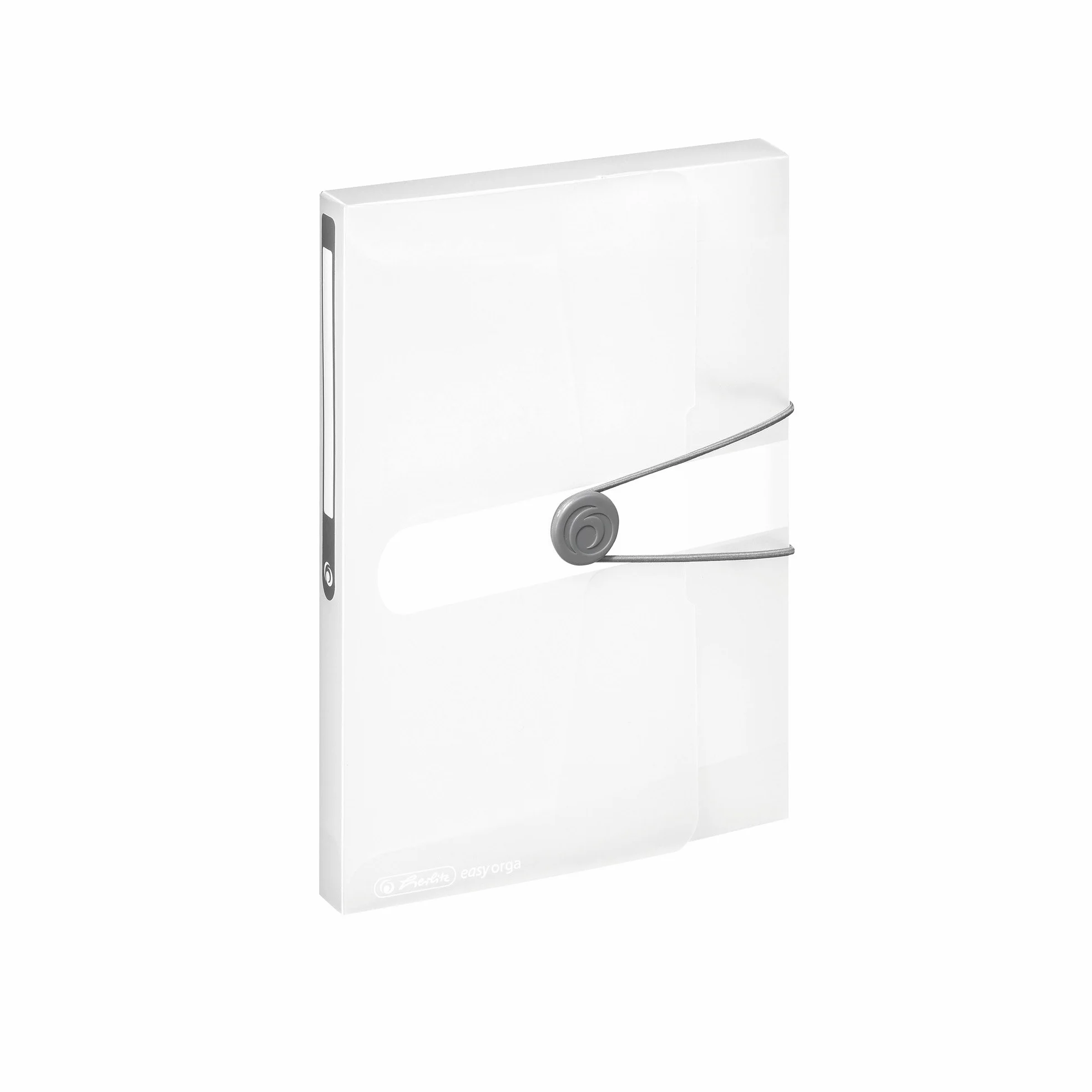 Herlitz® Teczka A5 | Zamykana na Gumkę | Wykonana z Polipropylenu (PP) | Odporna na Wilgoć | Pojemność 250 Kartek | Idealna do Pracy Szkoły | Przezroczyta