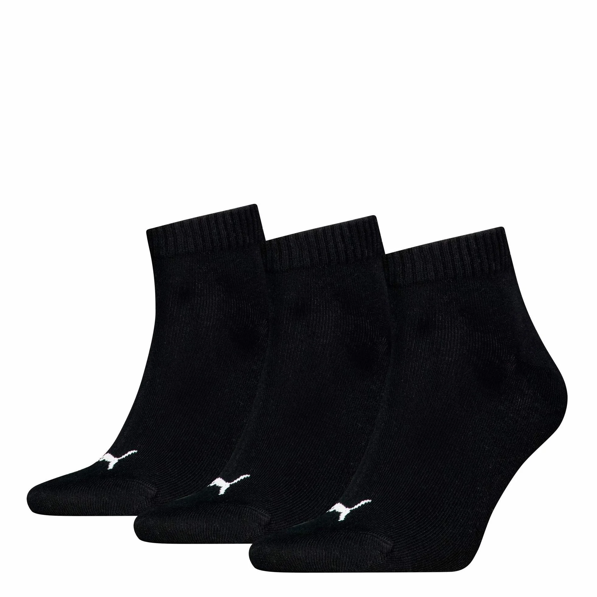PUMA Skarpety Quarter Plain (5 sztuk) unisex dla dorosłych, Czarny (Black), 43-46 EU