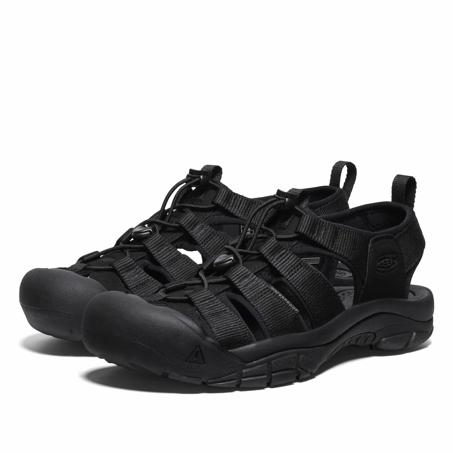 KEEN Damskie sandały wodne Newport H2 z zamkniętymi palcami, Czarny/Czarny/Czarny, 39 EU