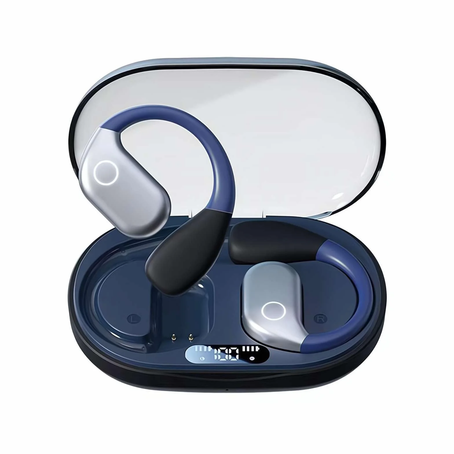 Słuchawki douszne do tłumaczenia AI, 144 słuchawki douszne do tłumaczenia języków w czasie rzeczywistym, do tłumaczenia, słuchawki Bluetooth, urządzenie językowe, dźwięk HD, długa żywotność baterii,