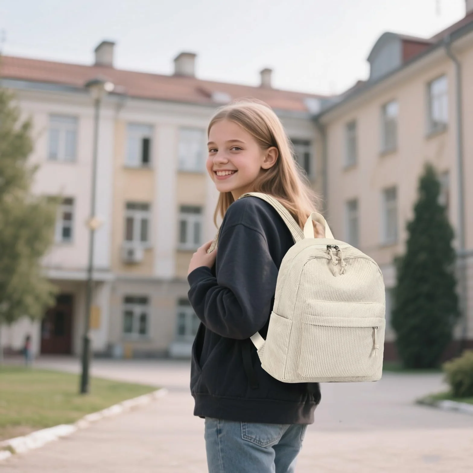 LEDAOU Mini plecak, portfel dla dziewcząt, mały plecak dla kobiet, nastolatków, dzieci, do szkoły, na podróż, torba na ramię