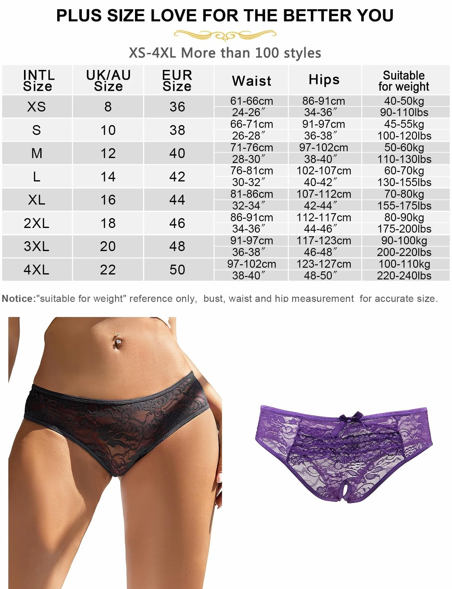comeondear Damskie stringi seksowne eleganckie stringi koronkowe majtki duży rozmiar brazylijskie majtki oddychająca bielizna damska bielizna szorty rozciągliwe bielizna zestaw 3 sztuk S-4XL