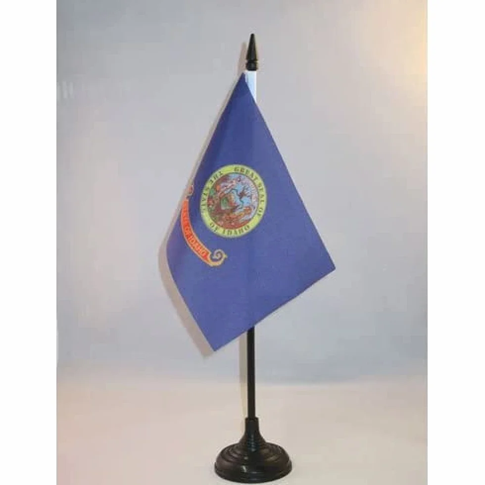 Drapeau de Table Idaho, 15cm x 10cm