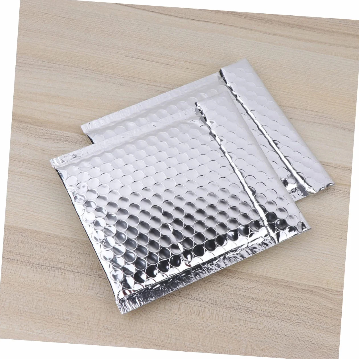 STOBOK 28kawałki Sztuk Wodoodpornych Torbików Bąbelkowych z Aluminium Srebrna Pakowna Torba Do Logistyki i Ekspresu Ochrona Przed Wstrząsami