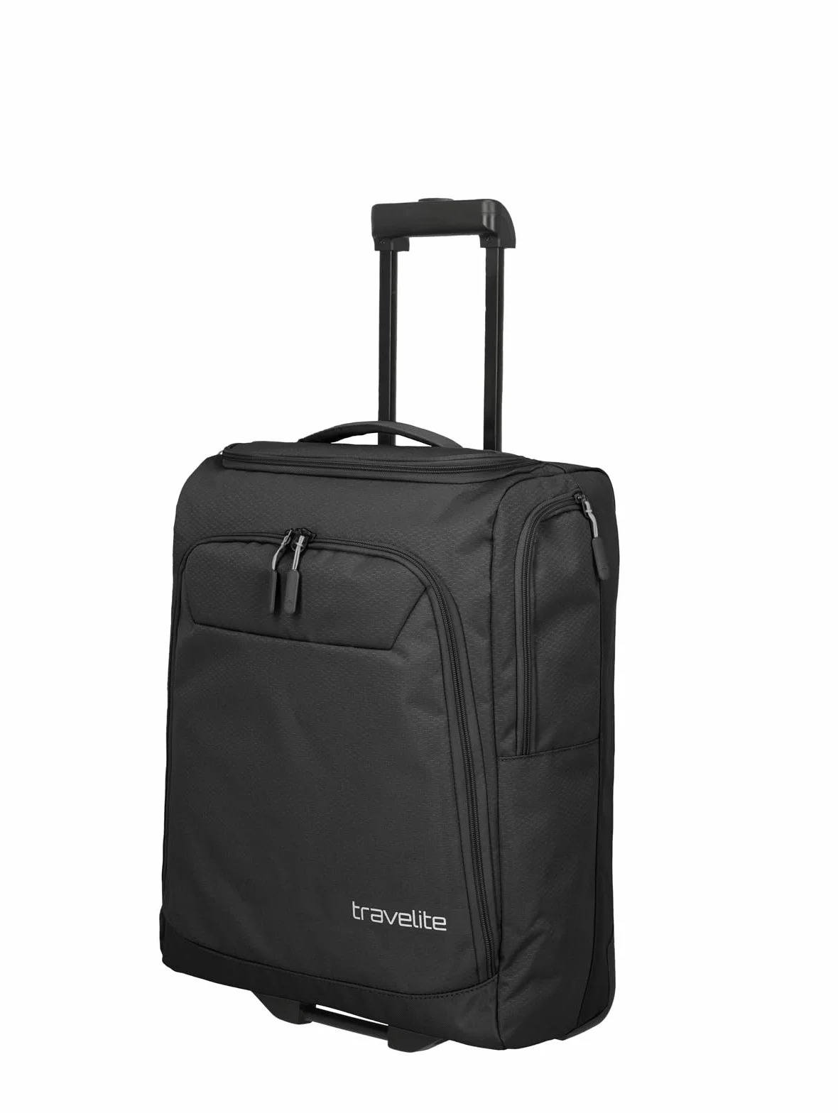 Travelite Torba podróżna na kółkach, duża, czarny, Trolley Reisetasche S (55 cm), torba podróżna na kółkach