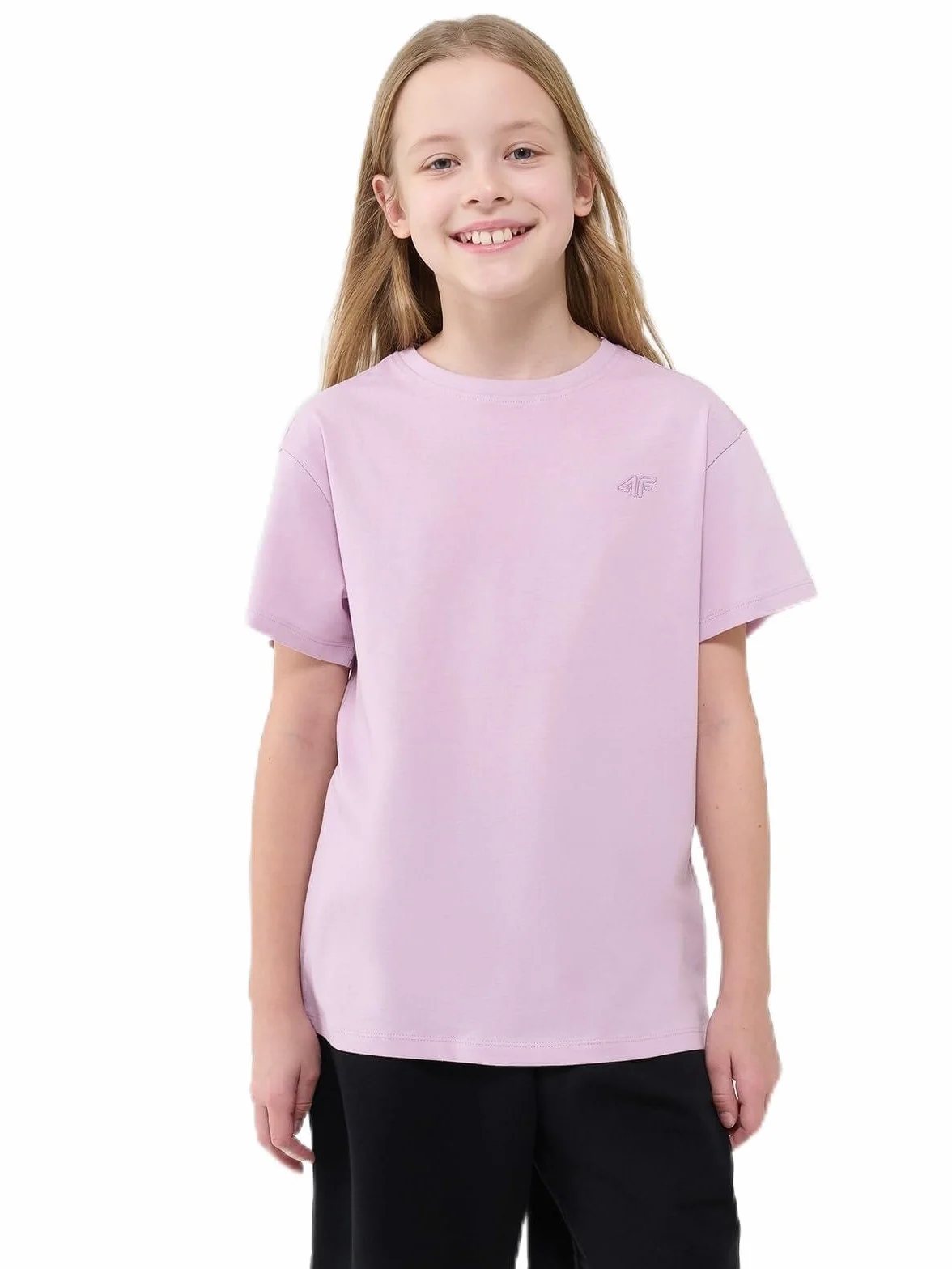 4F Koszulka bawełniana dziecięca Tshirt dziewczęcy