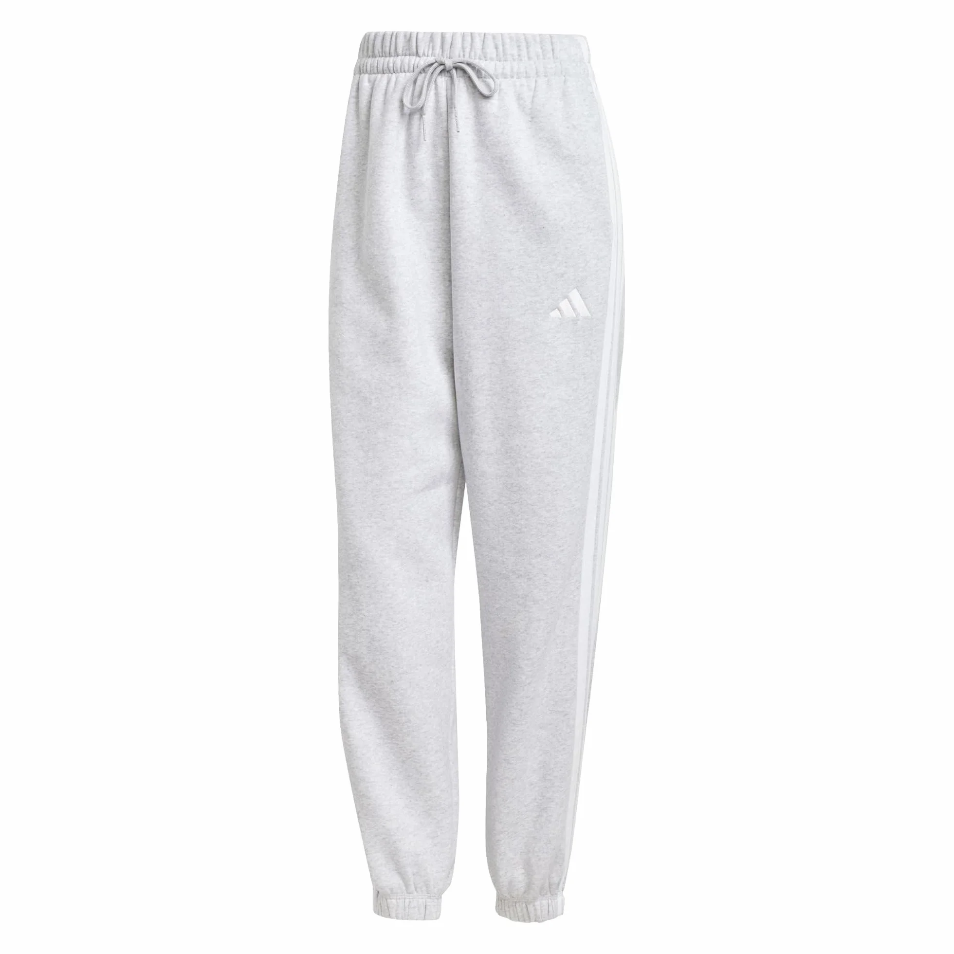 adidas Essentials 3-stripes Fleece Loose Pants - Spodnie golfowe Kobiety