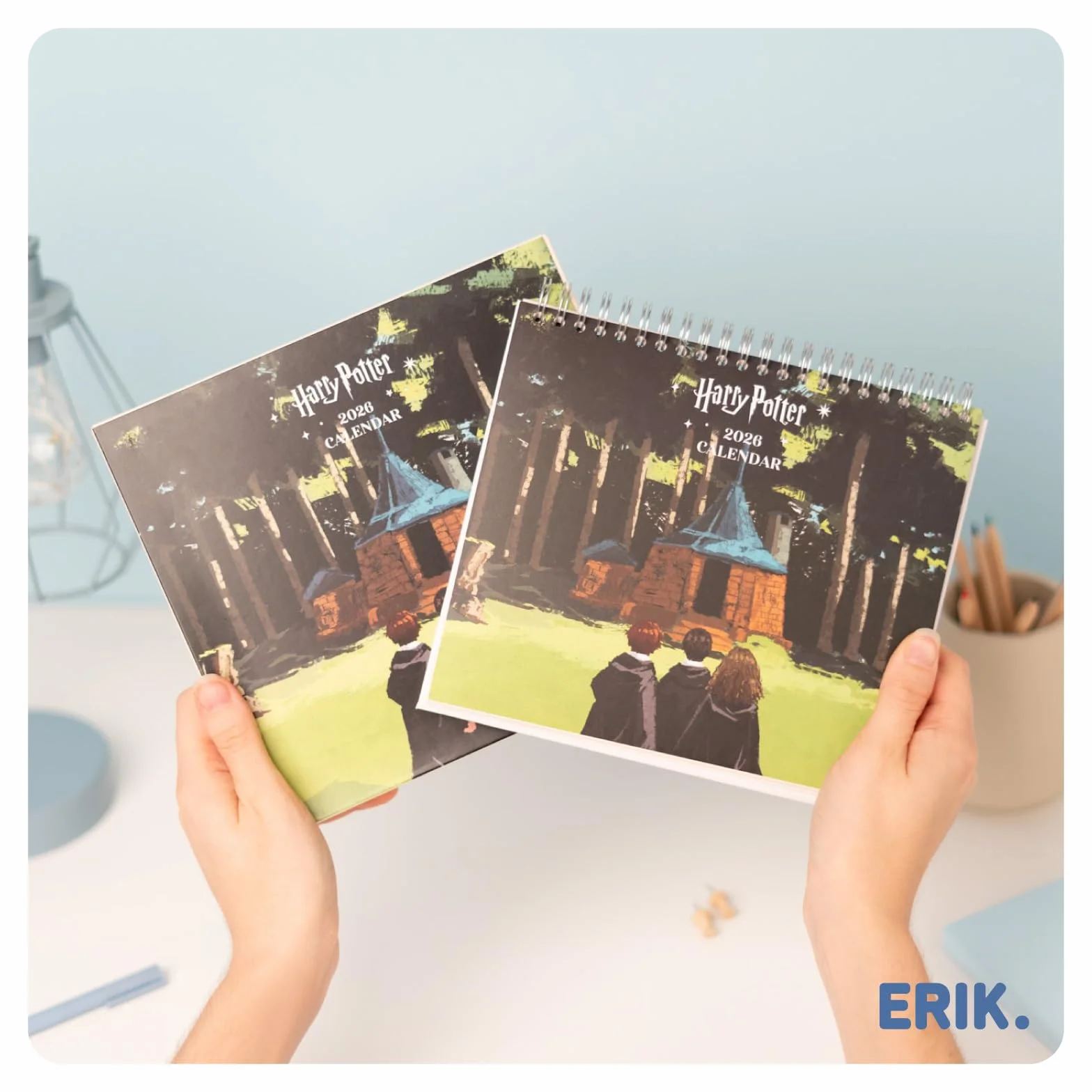Grupo Erik Desk Calendar 2026 - Harry Potter Calendar 2026 Month To View | Monthly Desk Planner, Desktop Gifts Under 10 Pounds | Harry Potter Gifts For Friends