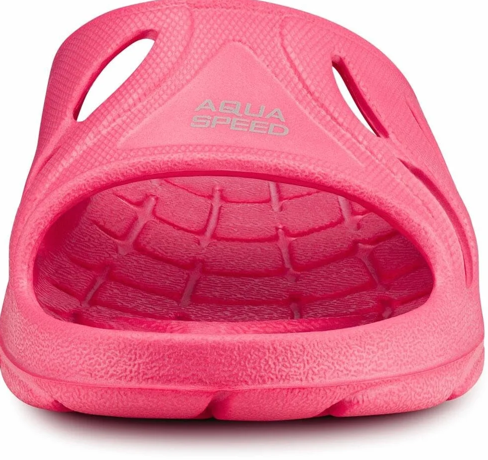 AQUA-SPEED KLAPKI BASENOWE JUNIOR ALABAMA PINK KOLOR RÓŻOWY ROZMIAR 33